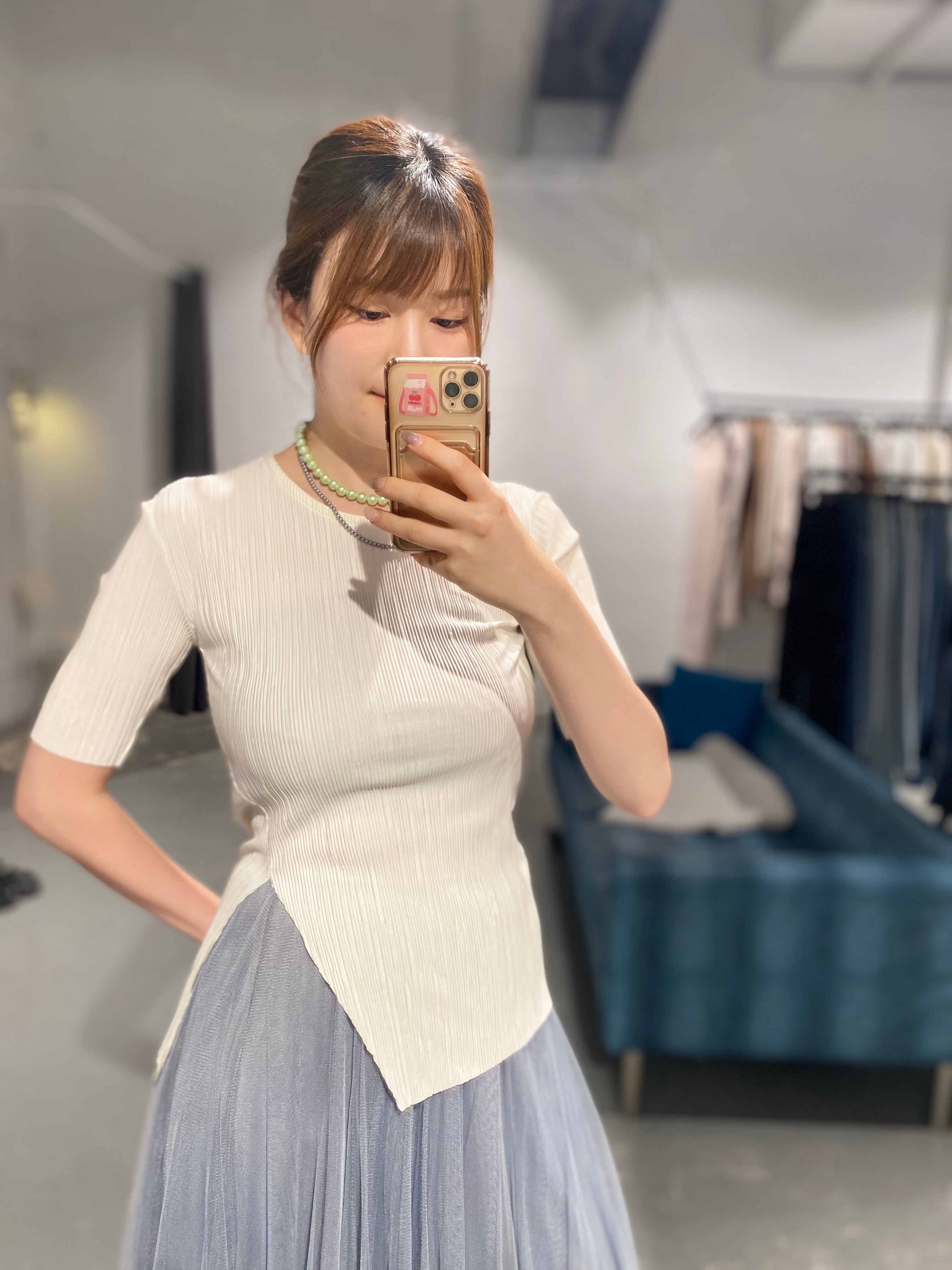 Habibi Pleated Slit Top