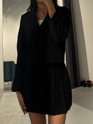 Chessy Short Basic Blazer