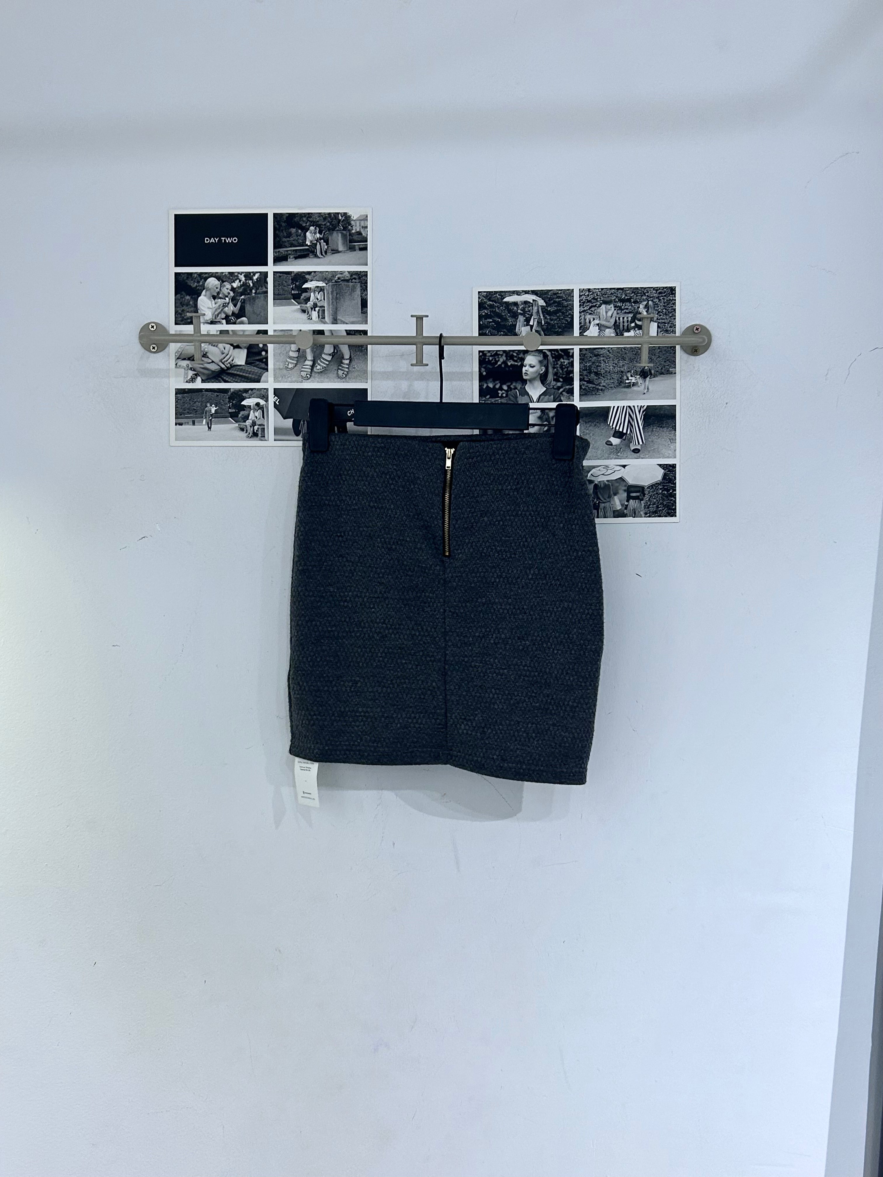Banding Soft Grey Skirt