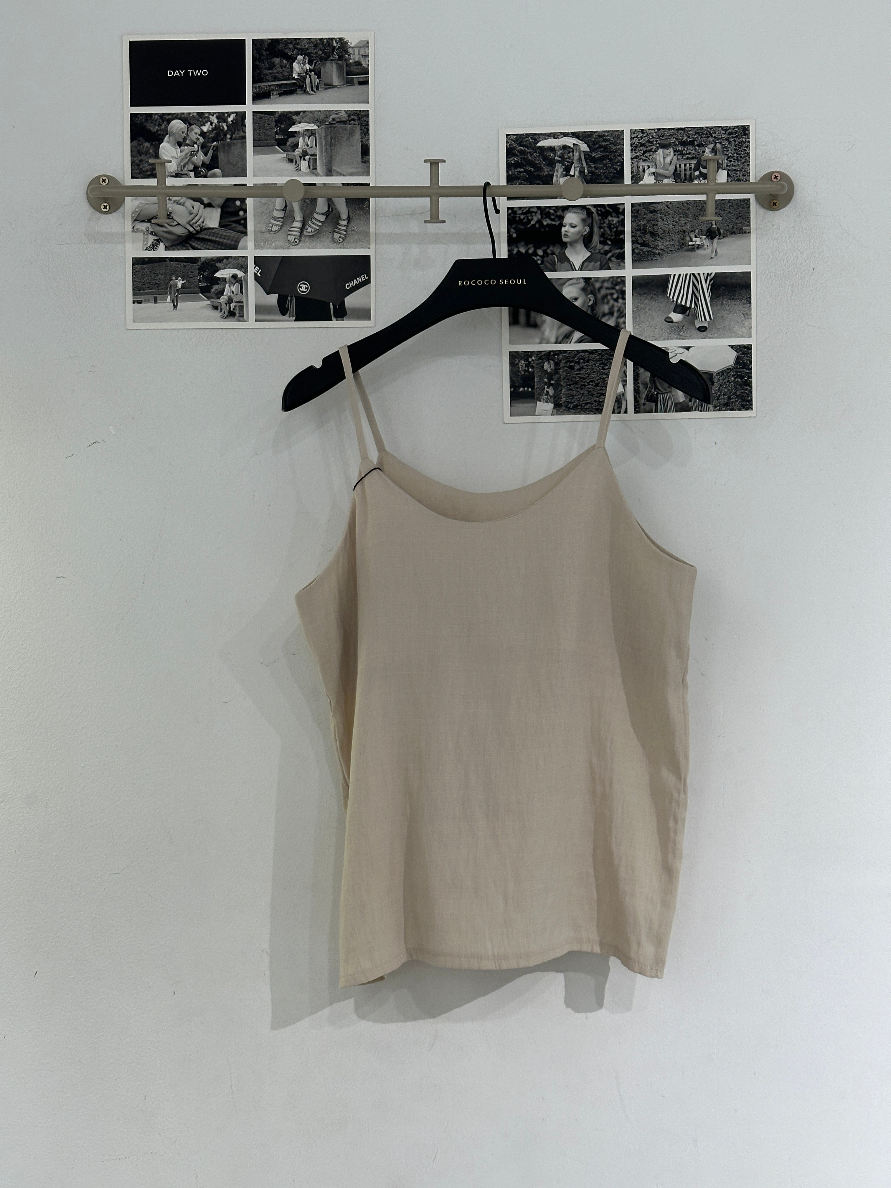 Beige Linen Camisole