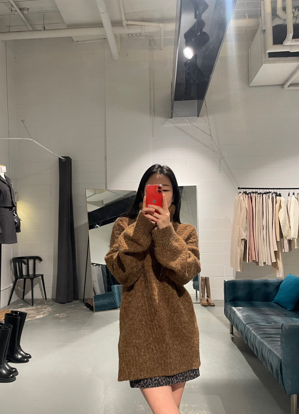 thereby V Turtle-Neck Knit