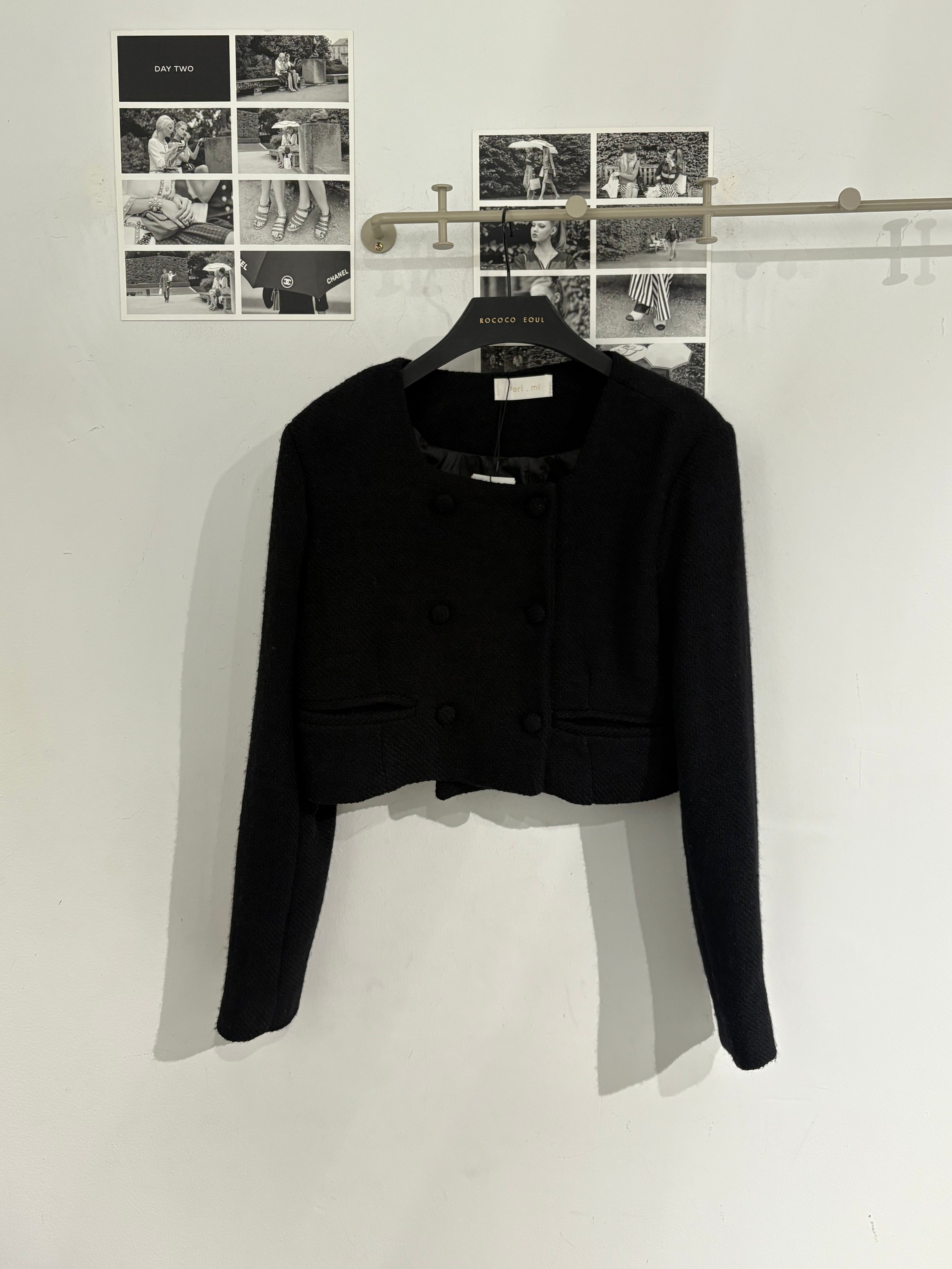 Perimi Tweed Crop Jacket