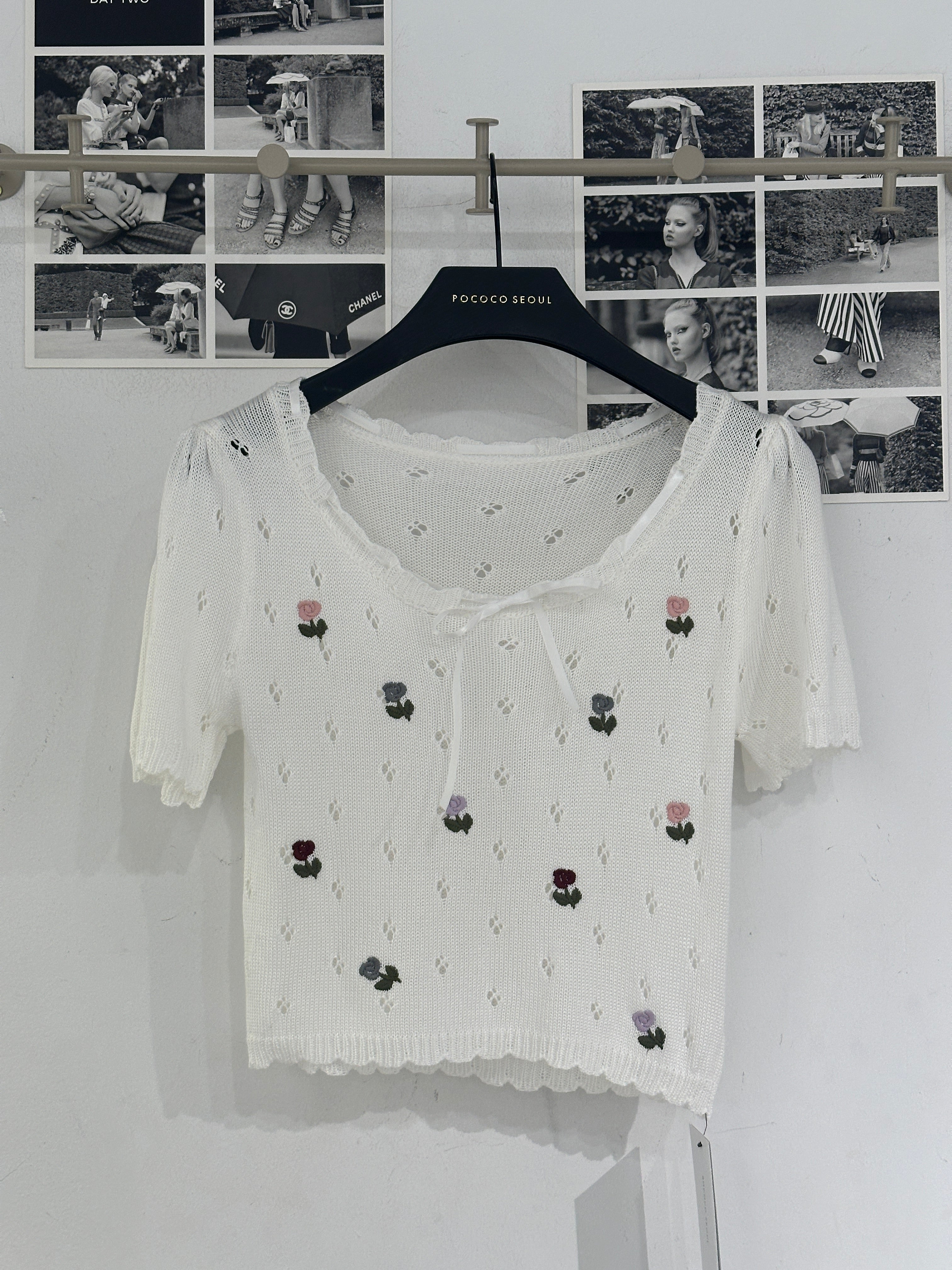 Yuni flower summer knit