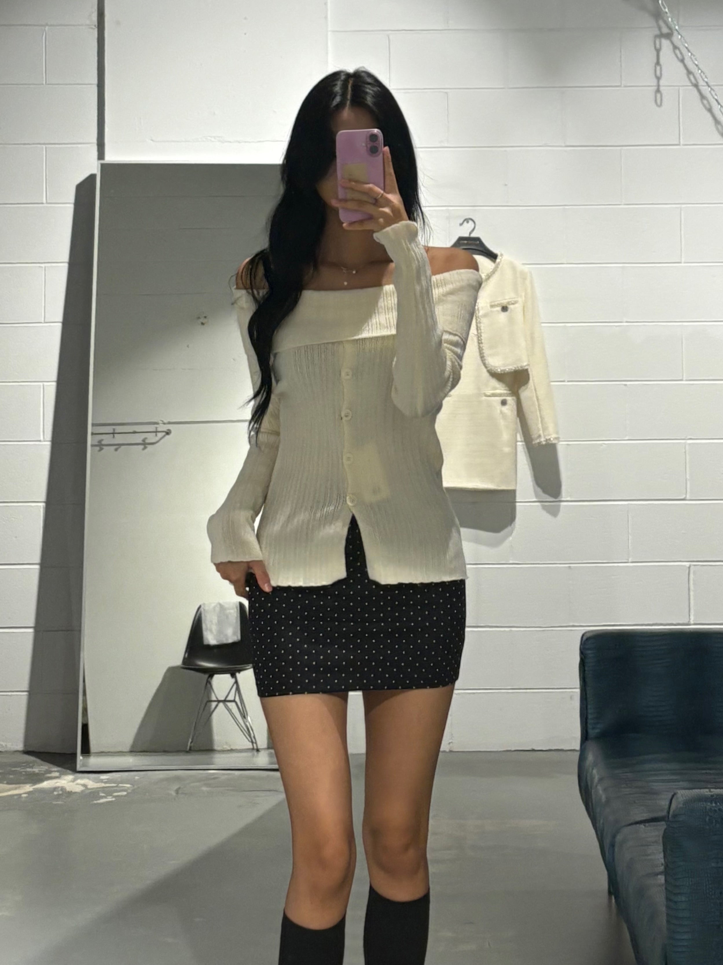 Coco Madelain off Knit