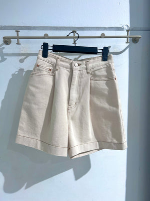 Founder Beige Cotton Shorts