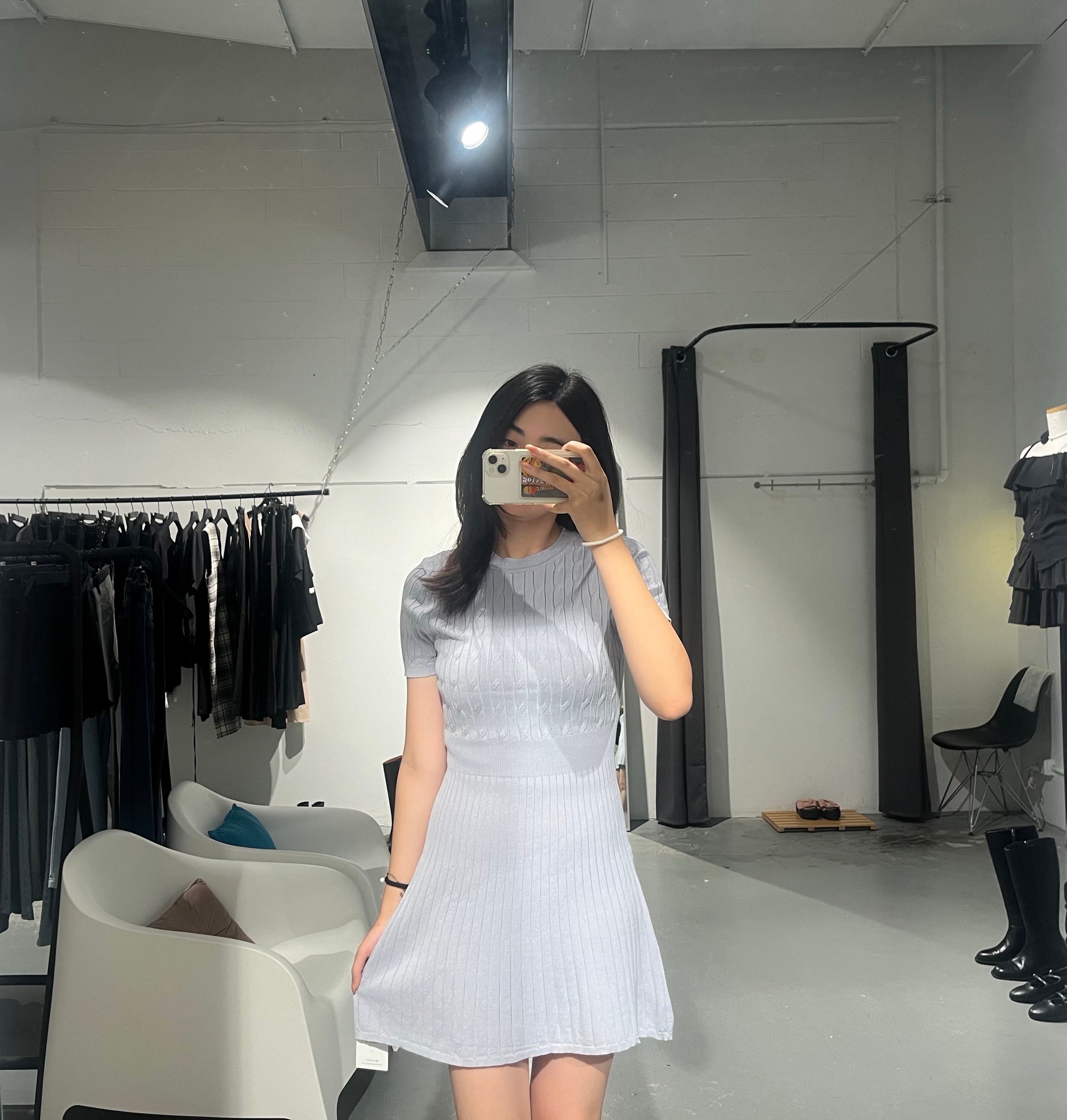 Dwear Cable Knit Dress