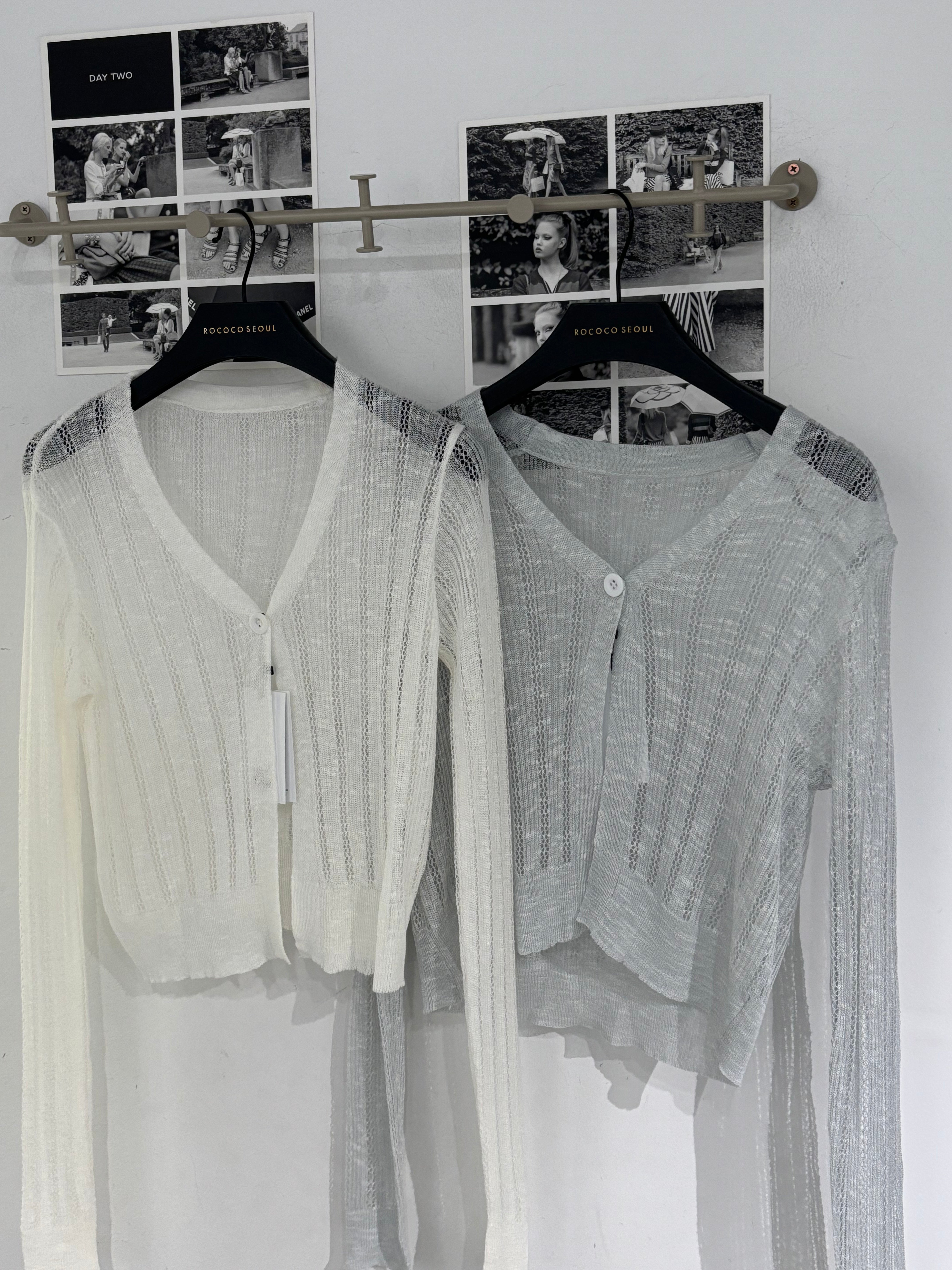 Bebe Melo Sheer Cardigan