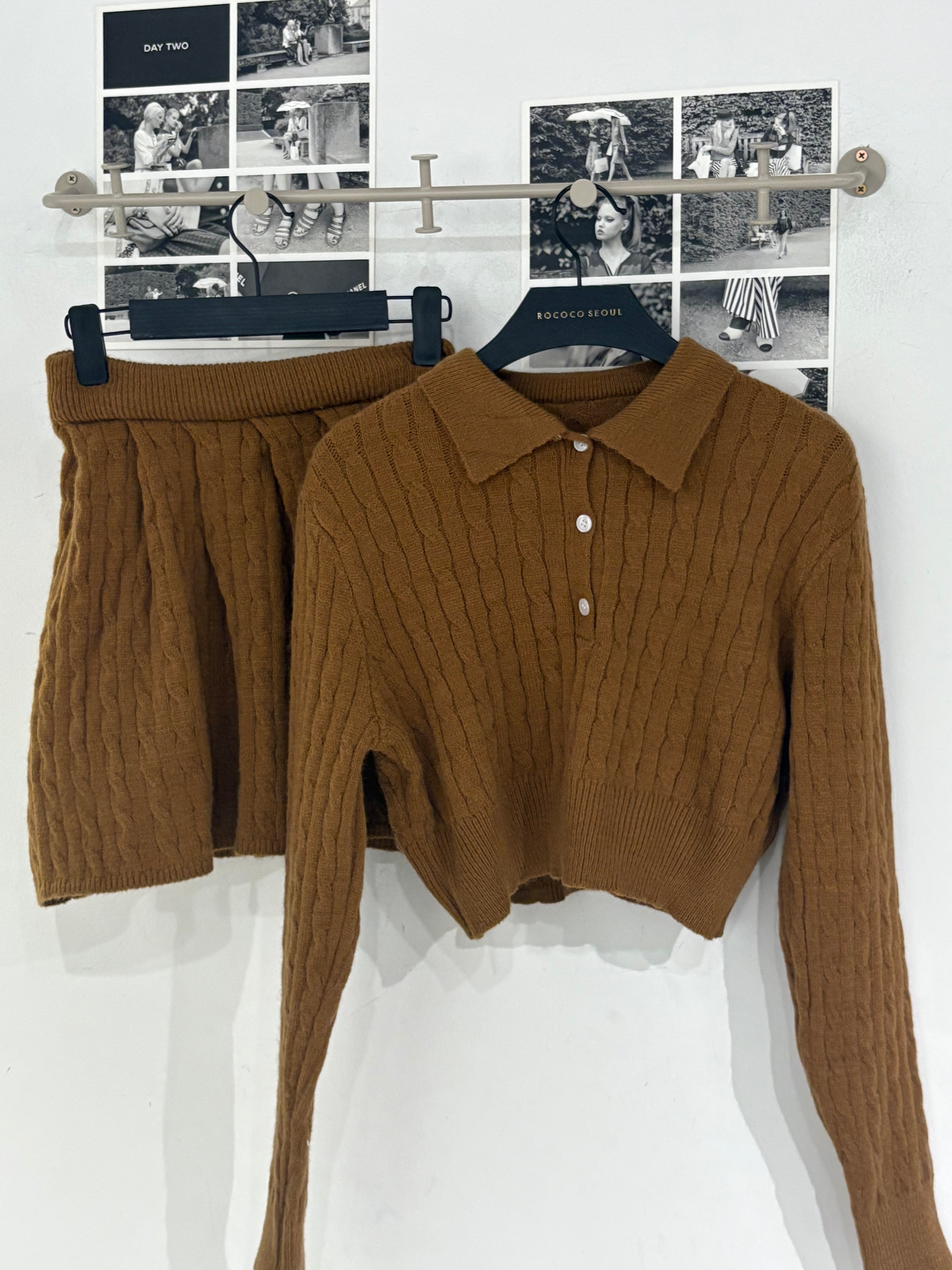 Girls Dail Knit Skirt
