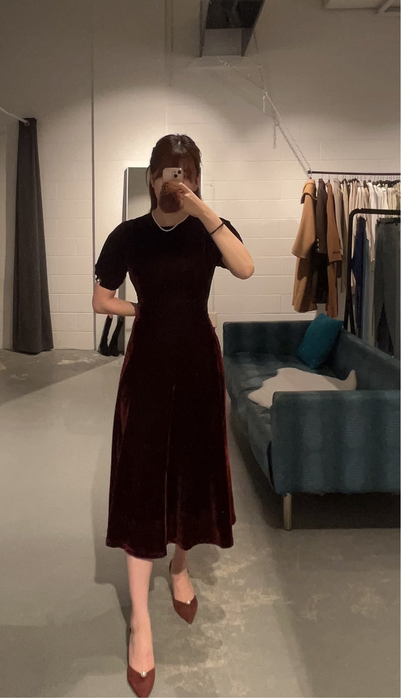 WeLoved Velvet Dress