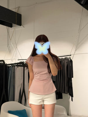 Coco Button Span Shorts