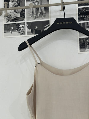 Beige Linen Camisole