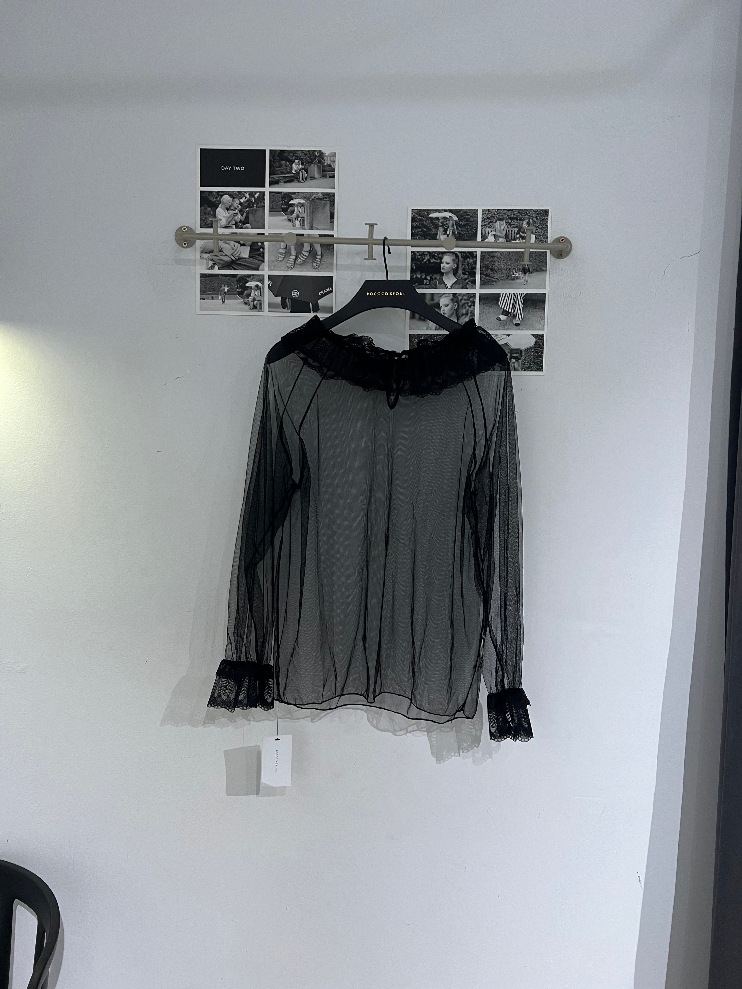 Mash Lace Ruffle Top