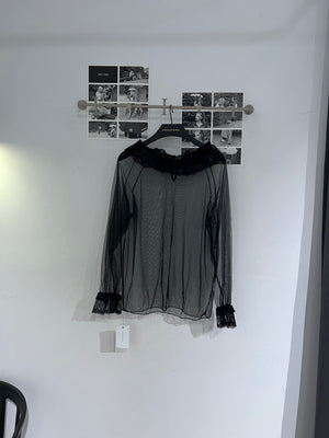 Mash Lace Ruffle Top