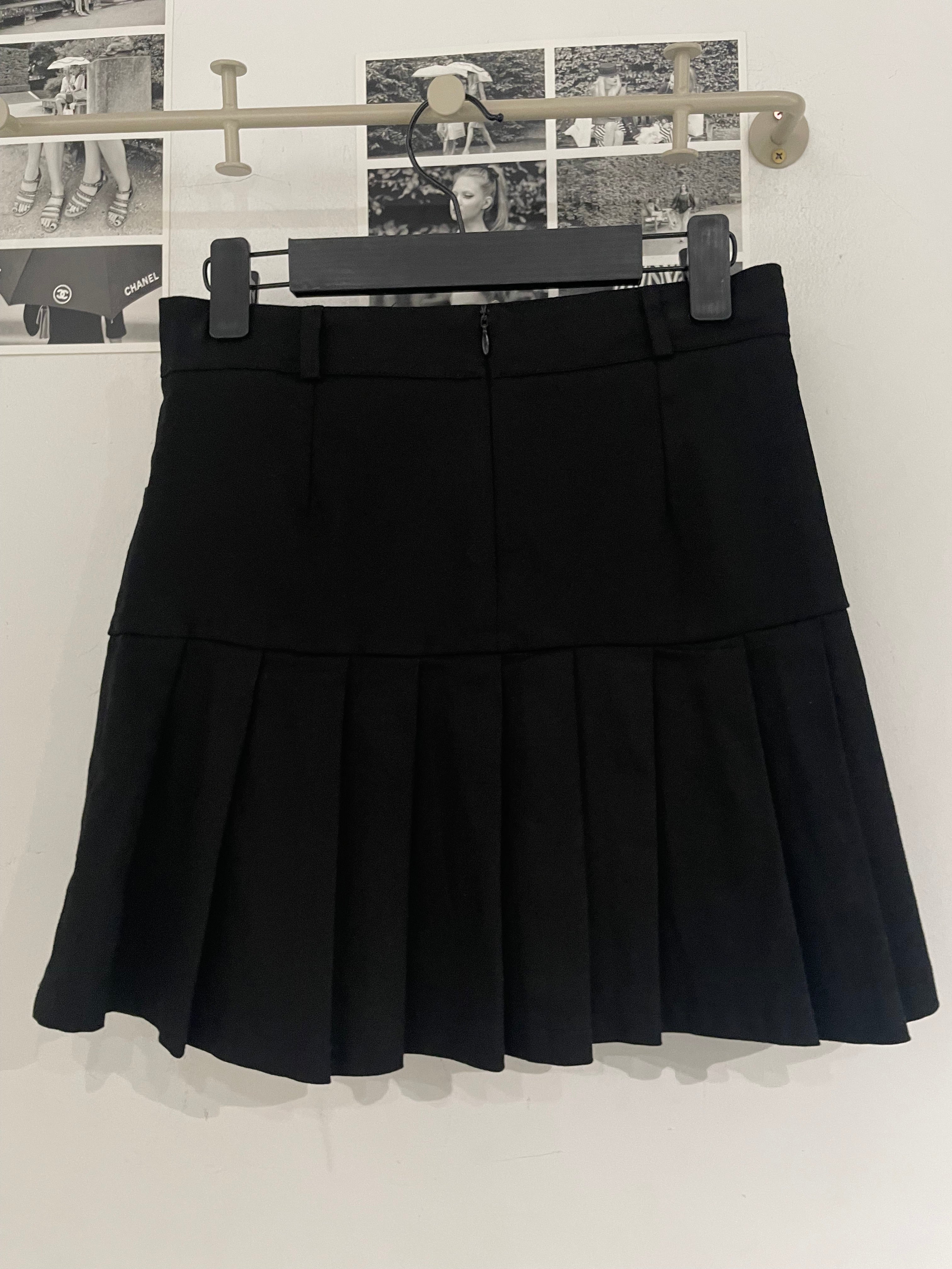 Maru Eyelet Pleated Skirt