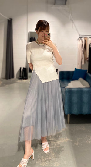 Habibi Pleated Slit Top