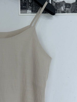 Beige Linen Camisole
