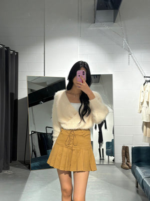 Coco Wrap Feather Knit