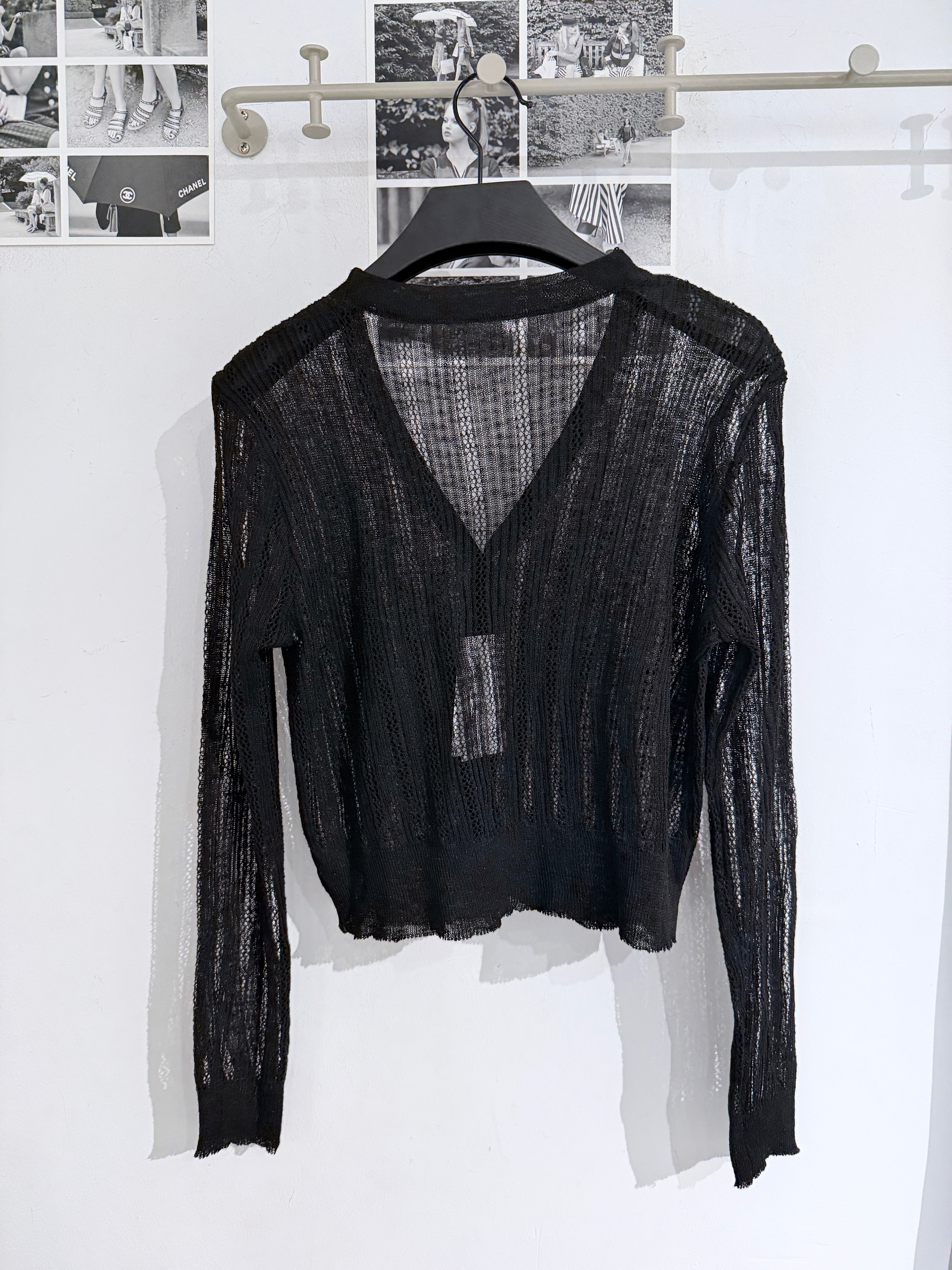 Bebe Melo Sheer Cardigan