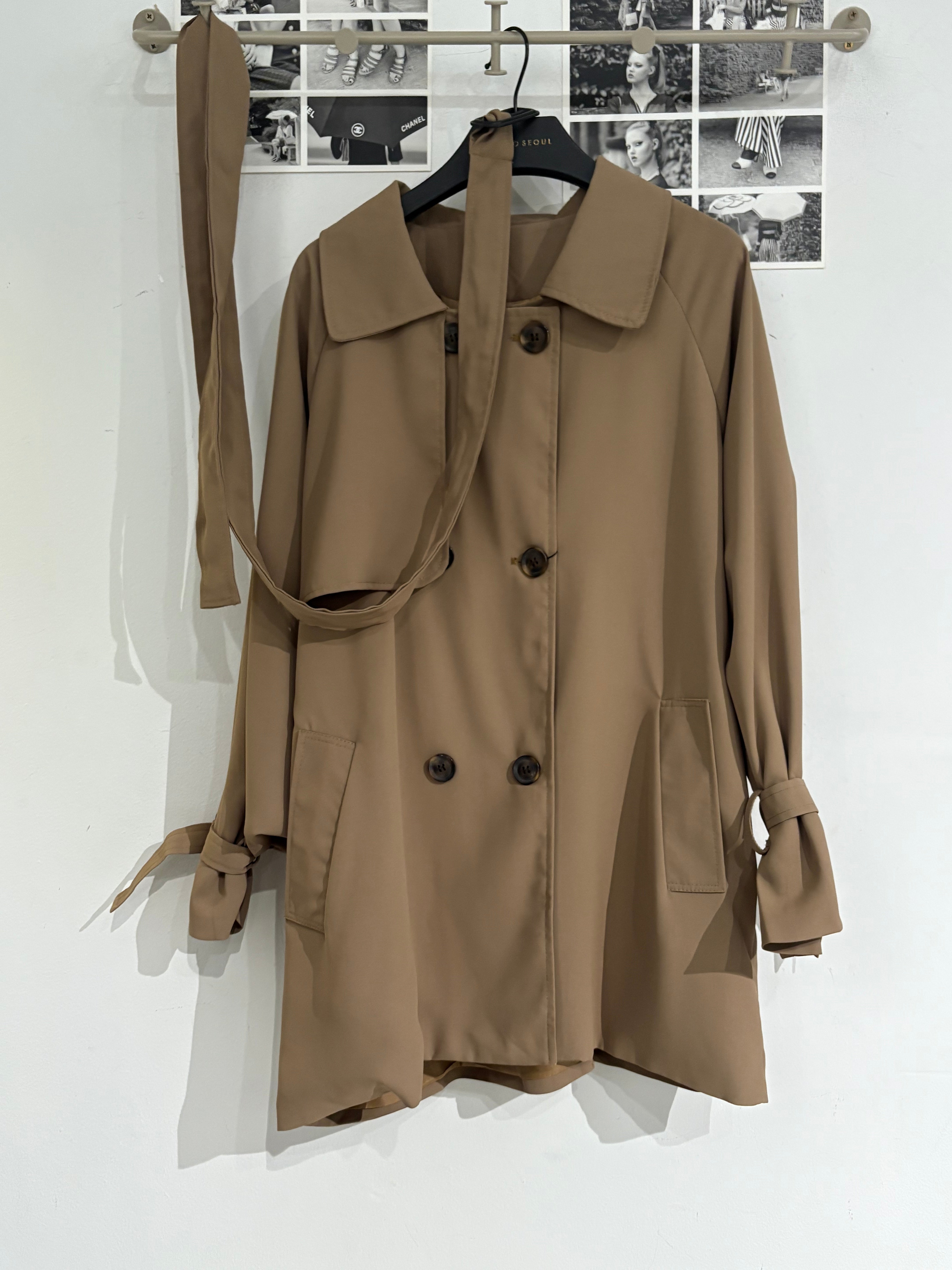 Muji Belt Trench Coat