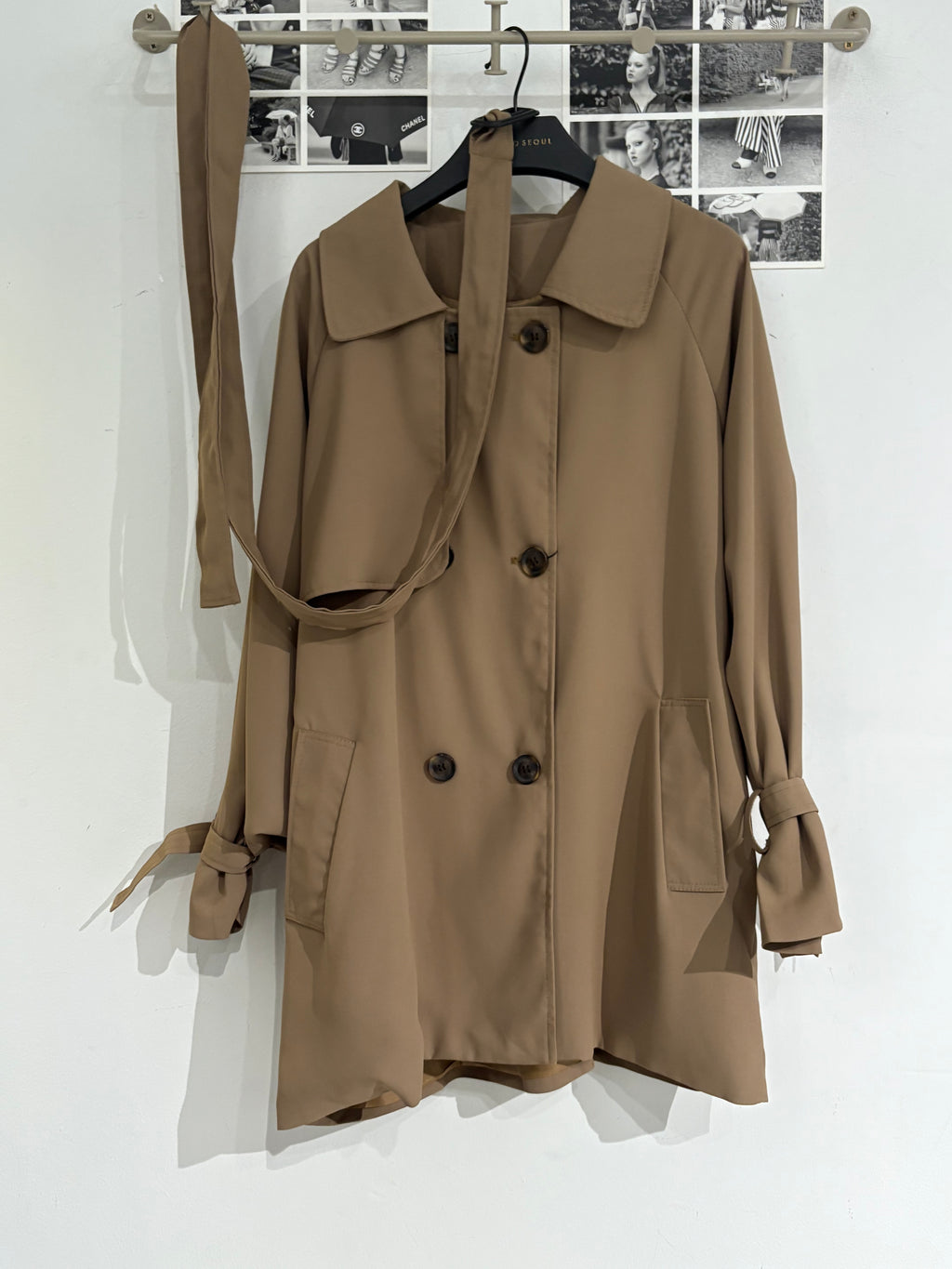 Muji Belt Trench Coat