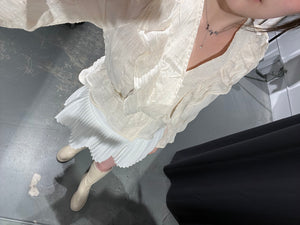 Oni Wrinkle Sheer Blouse