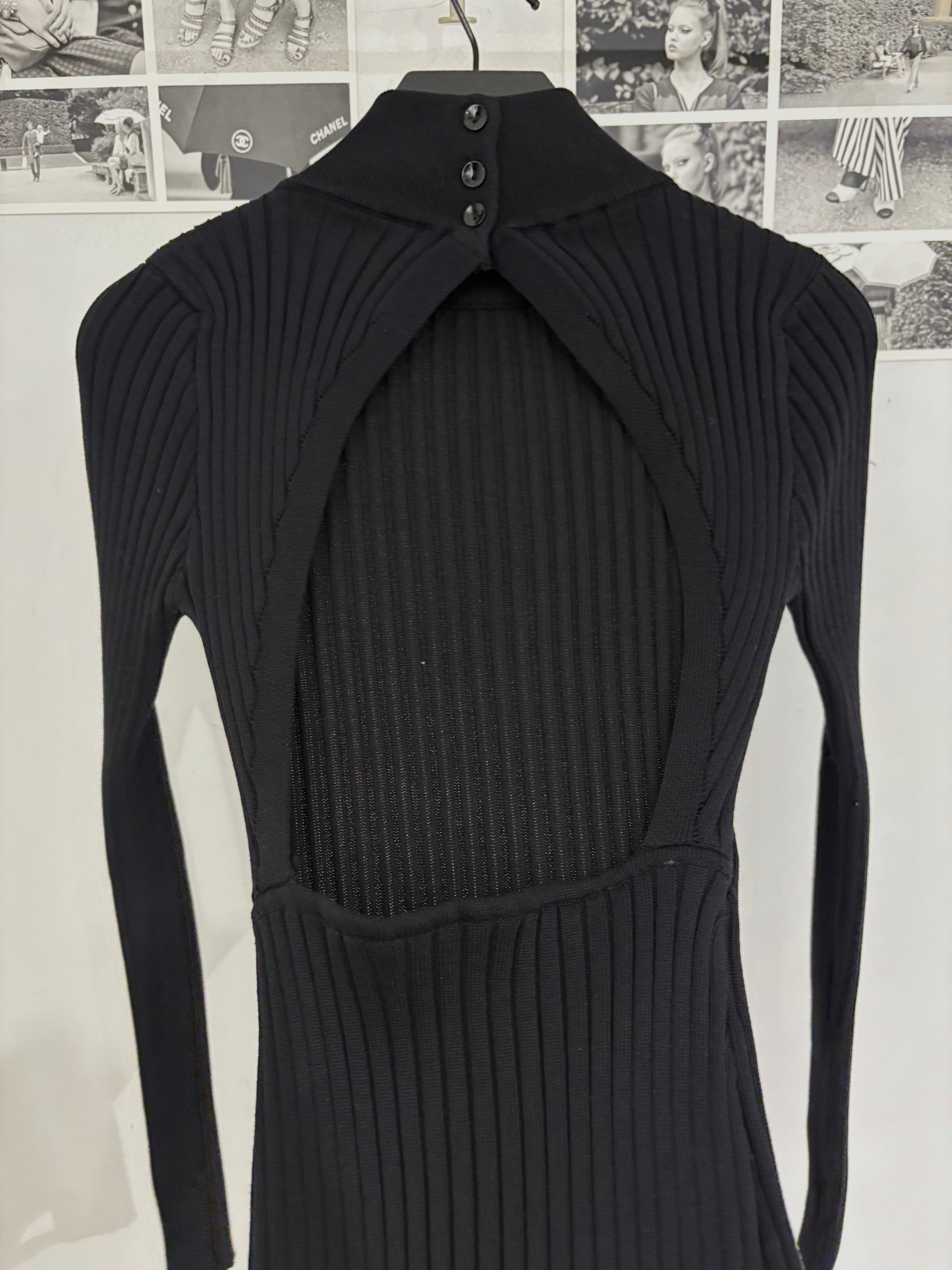 Glam Back Open Dress