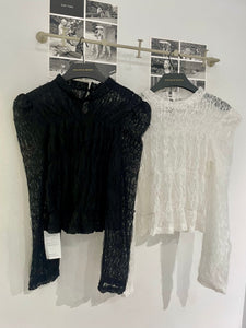 All Band Lace Blouse