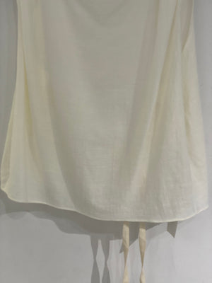 LiveForever Linen Wrap Top