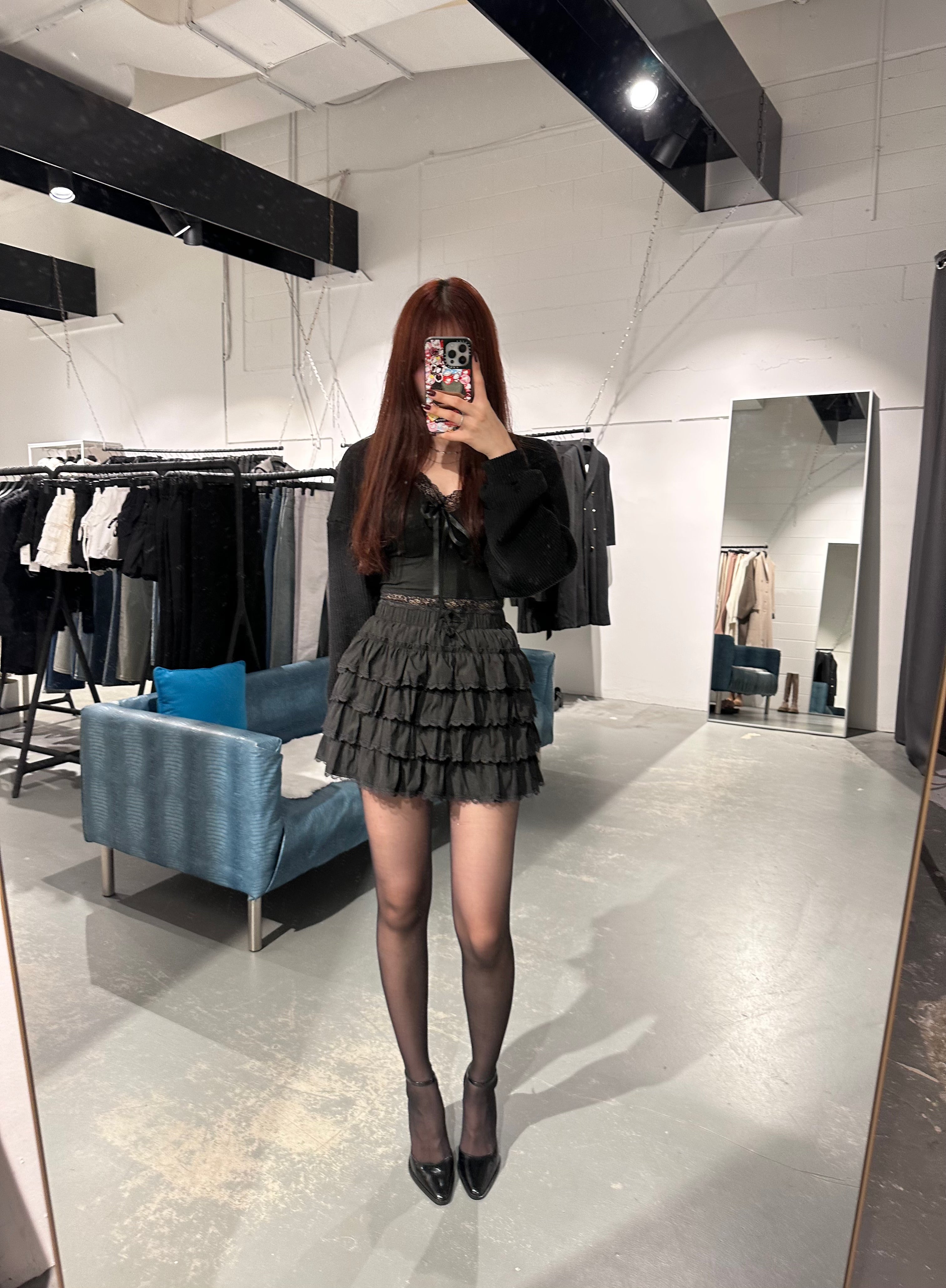 Bebe Lace Ribbon Cami