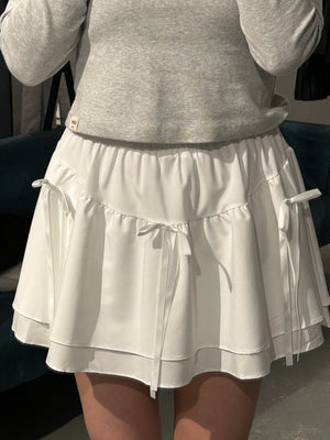 Carrot Layered Ribbon Skirt