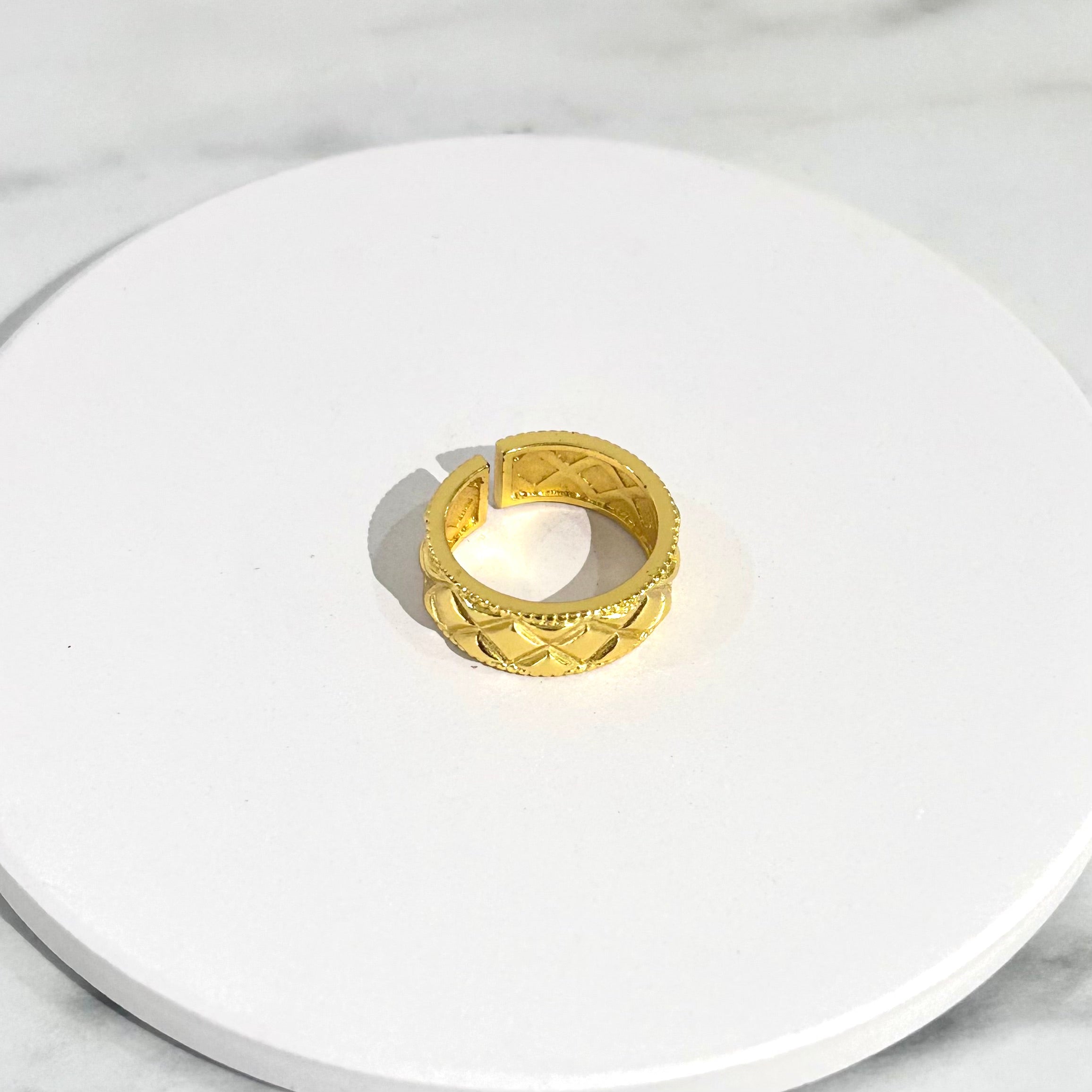 Quilt Ring (925 Silver)
