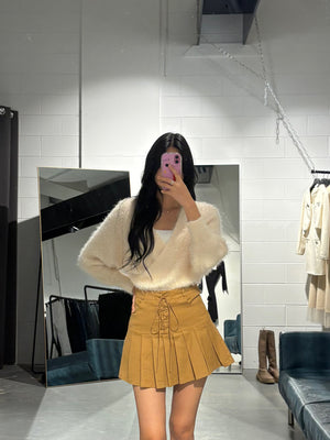 Coco Wrap Feather Knit