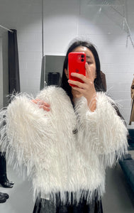 Mogi Hairy Fur Jacket