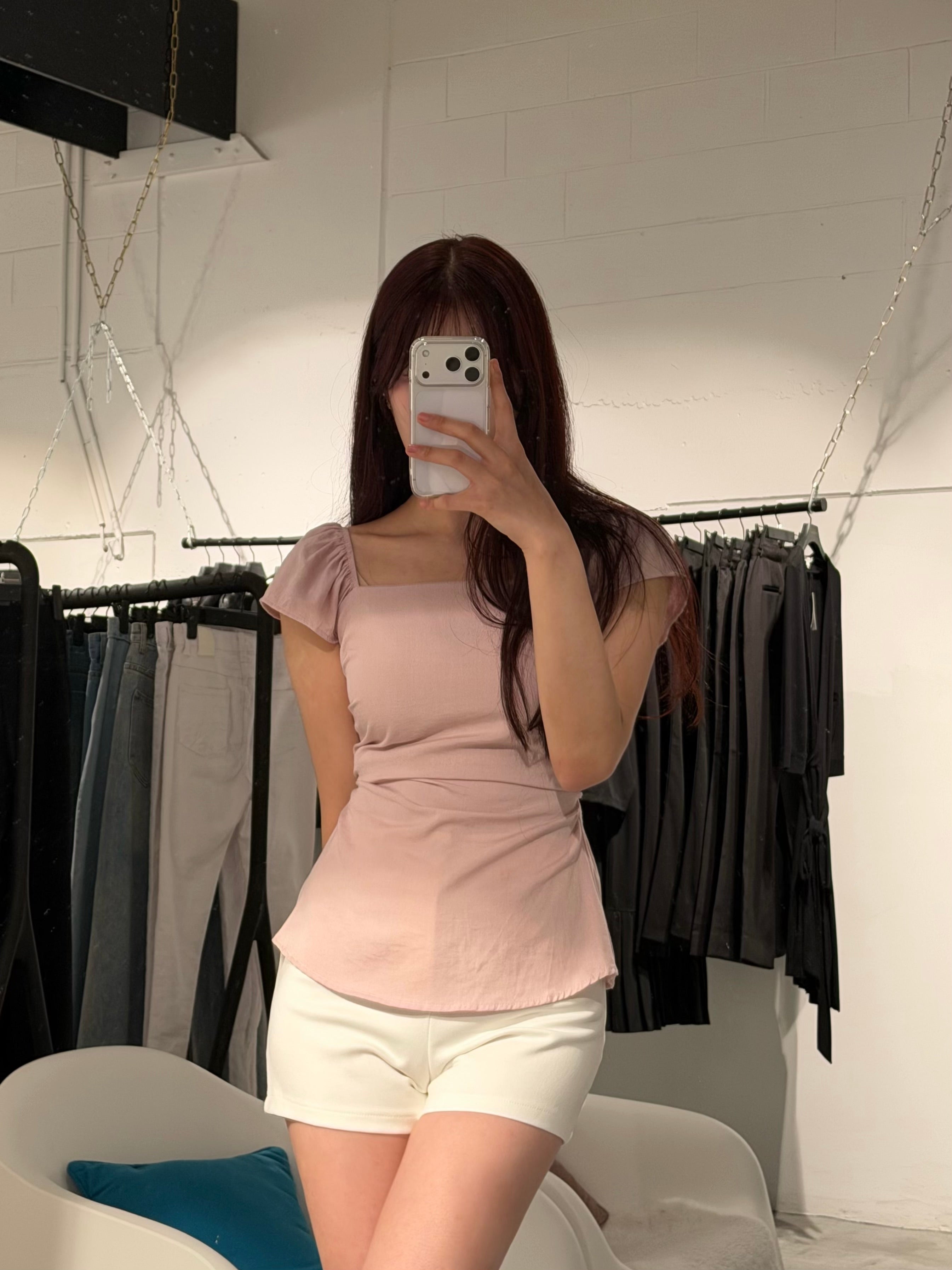 Coco Button Span Shorts