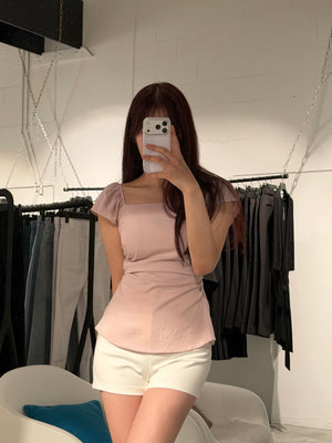 Coco Button Span Shorts