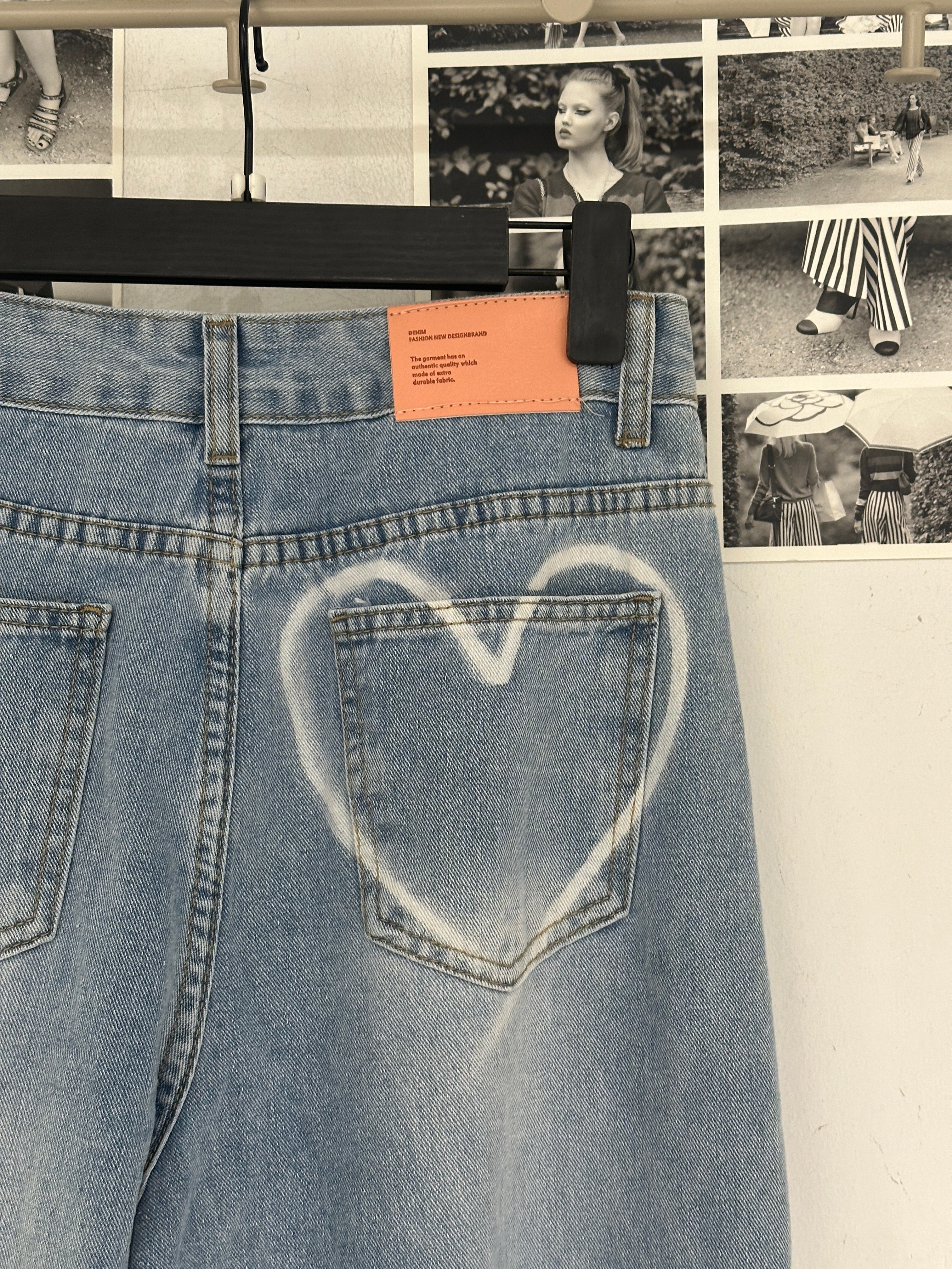 Maximax Heart Denim Jean