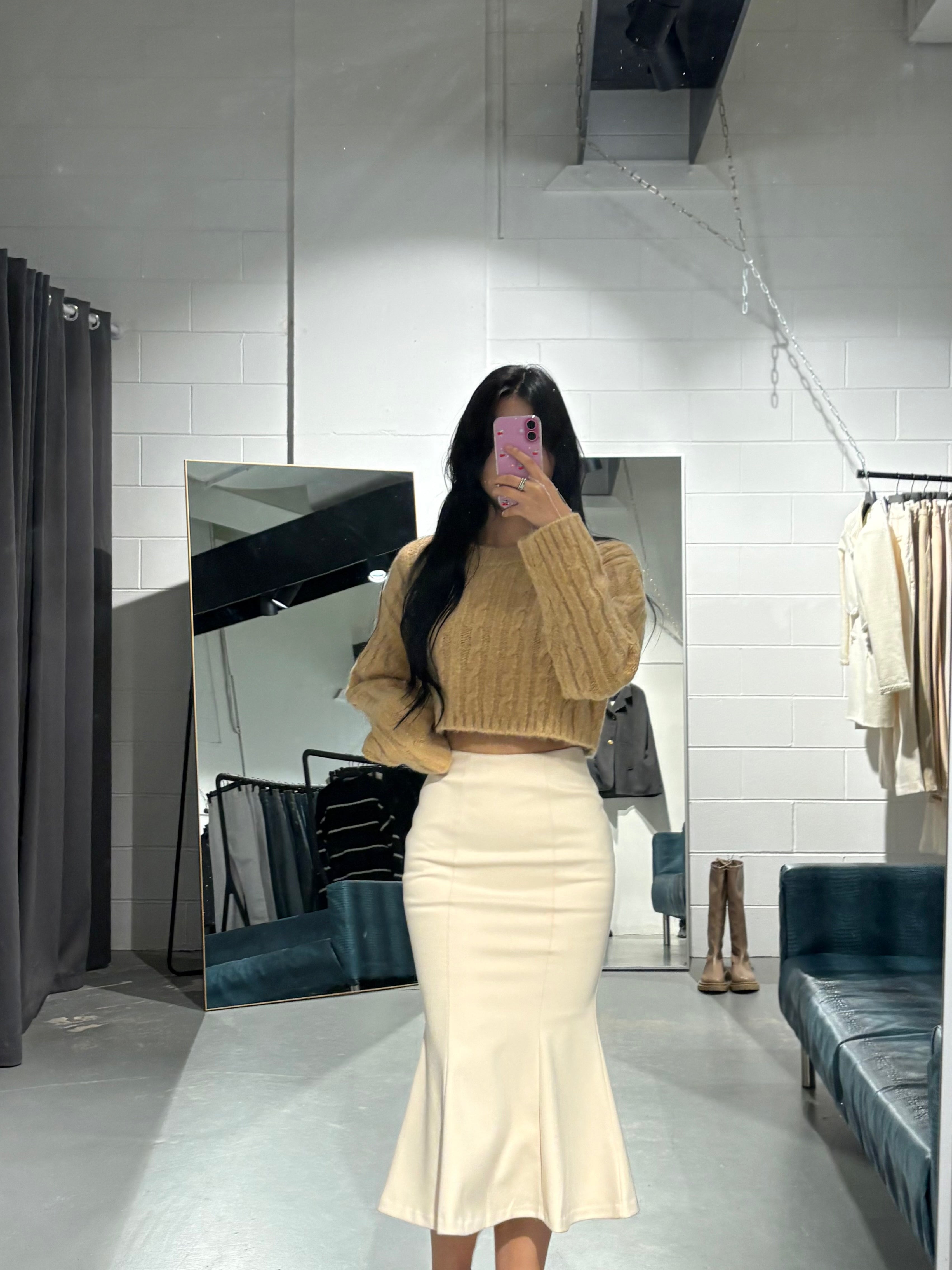 IfYou Bori Cable Cardigan