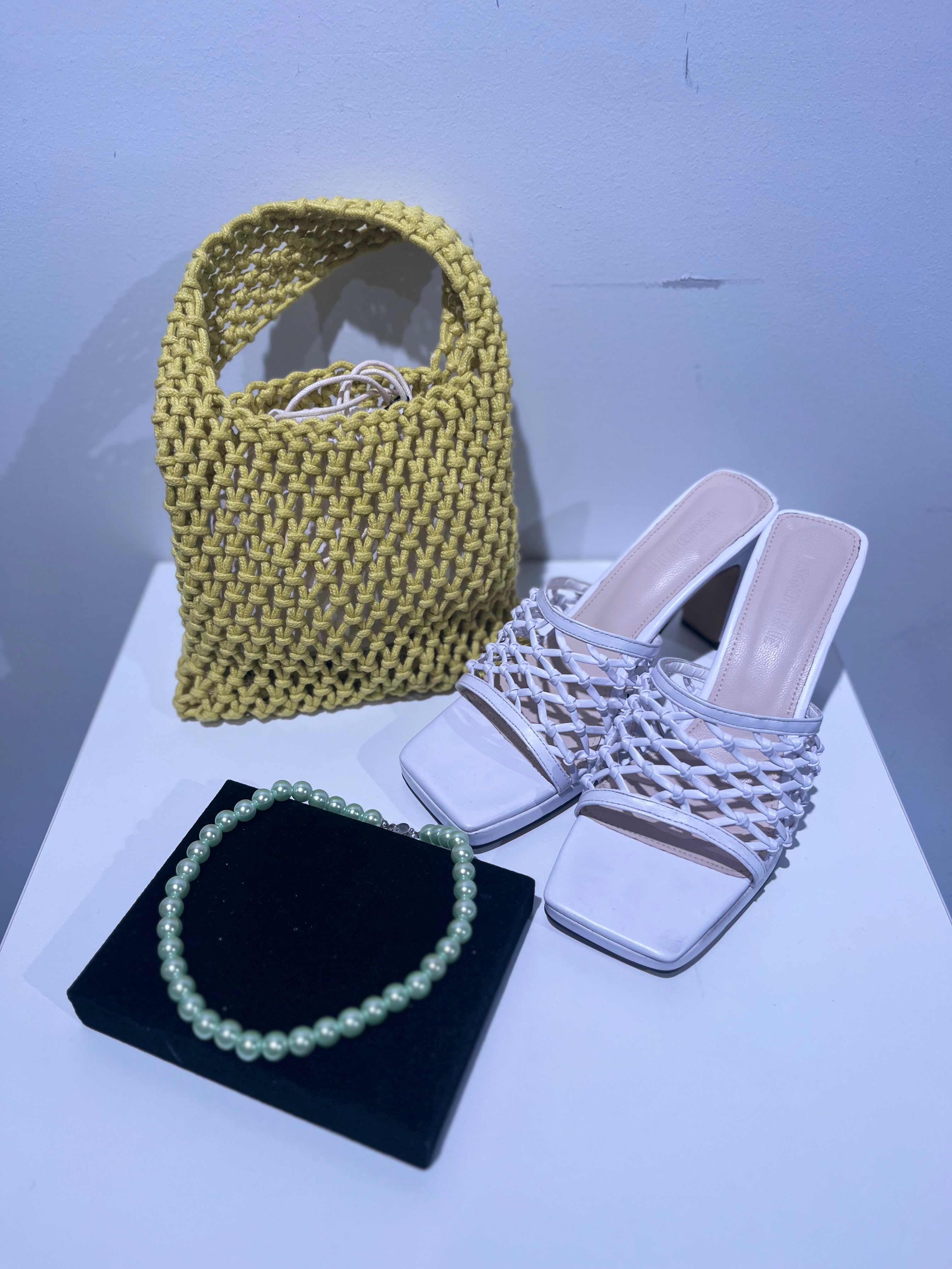 Mint Pearl Necklace