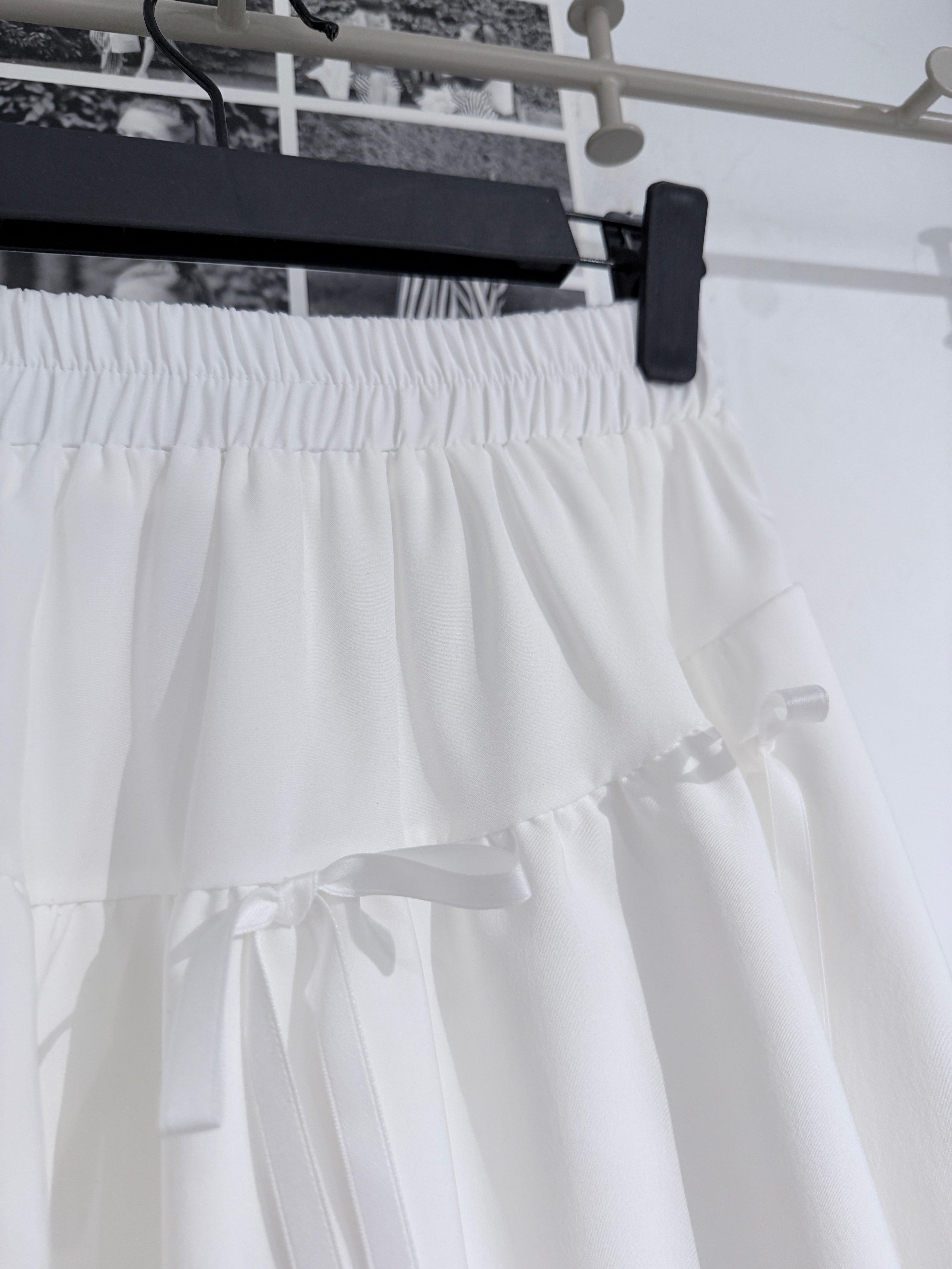 Carrot Layered Ribbon Skirt