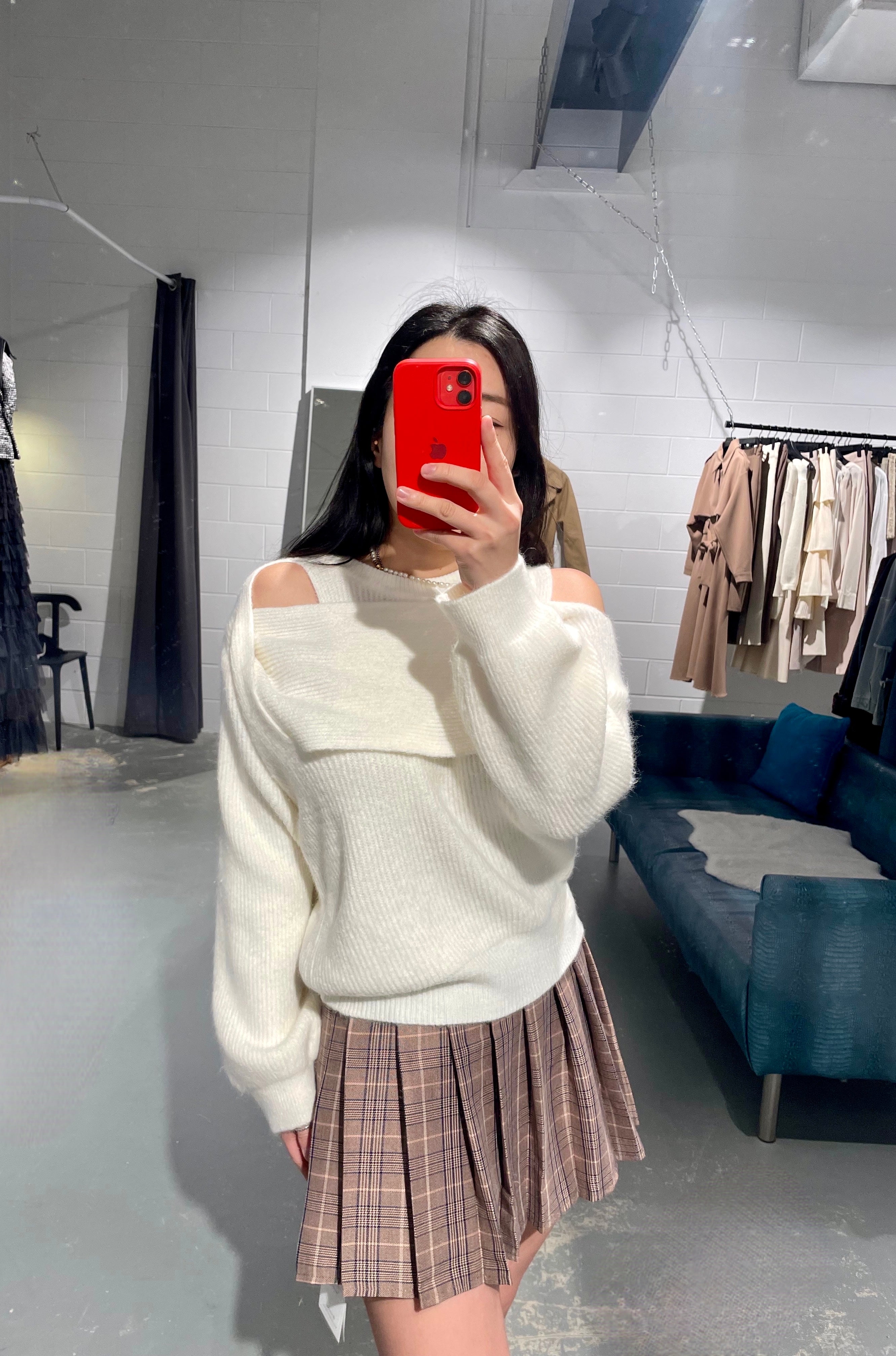 Mogi  Layered Knit Top