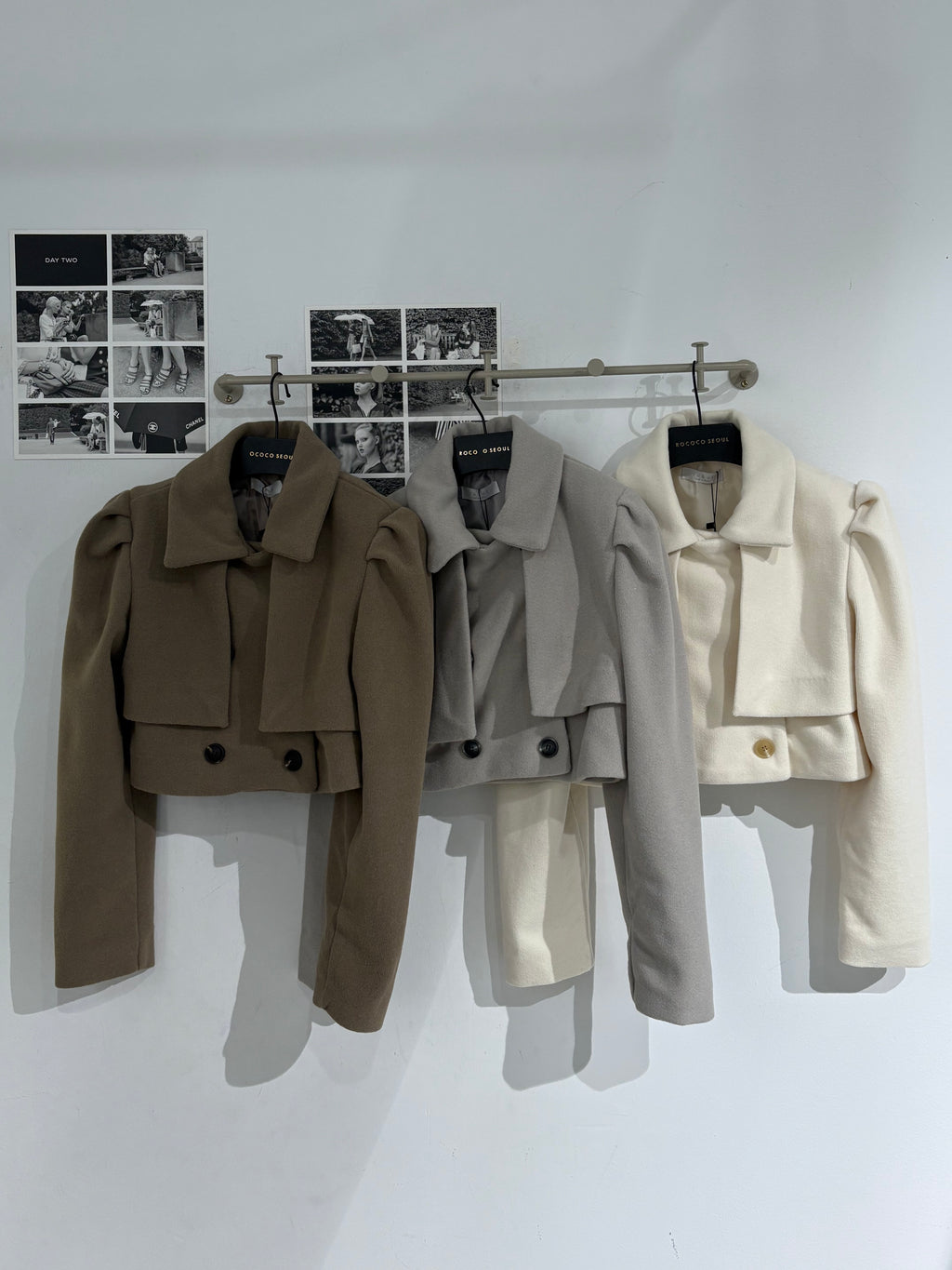 Ruhot Wool Crop Trench Jacket