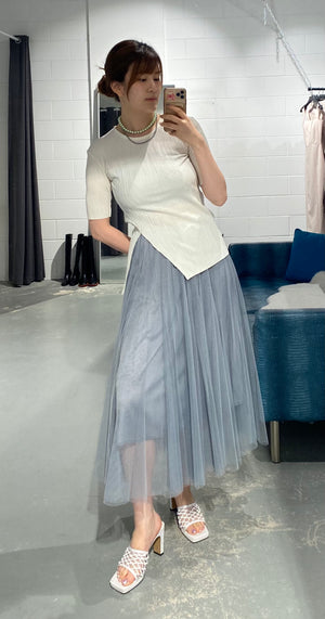 Habibi Pleated Slit Top