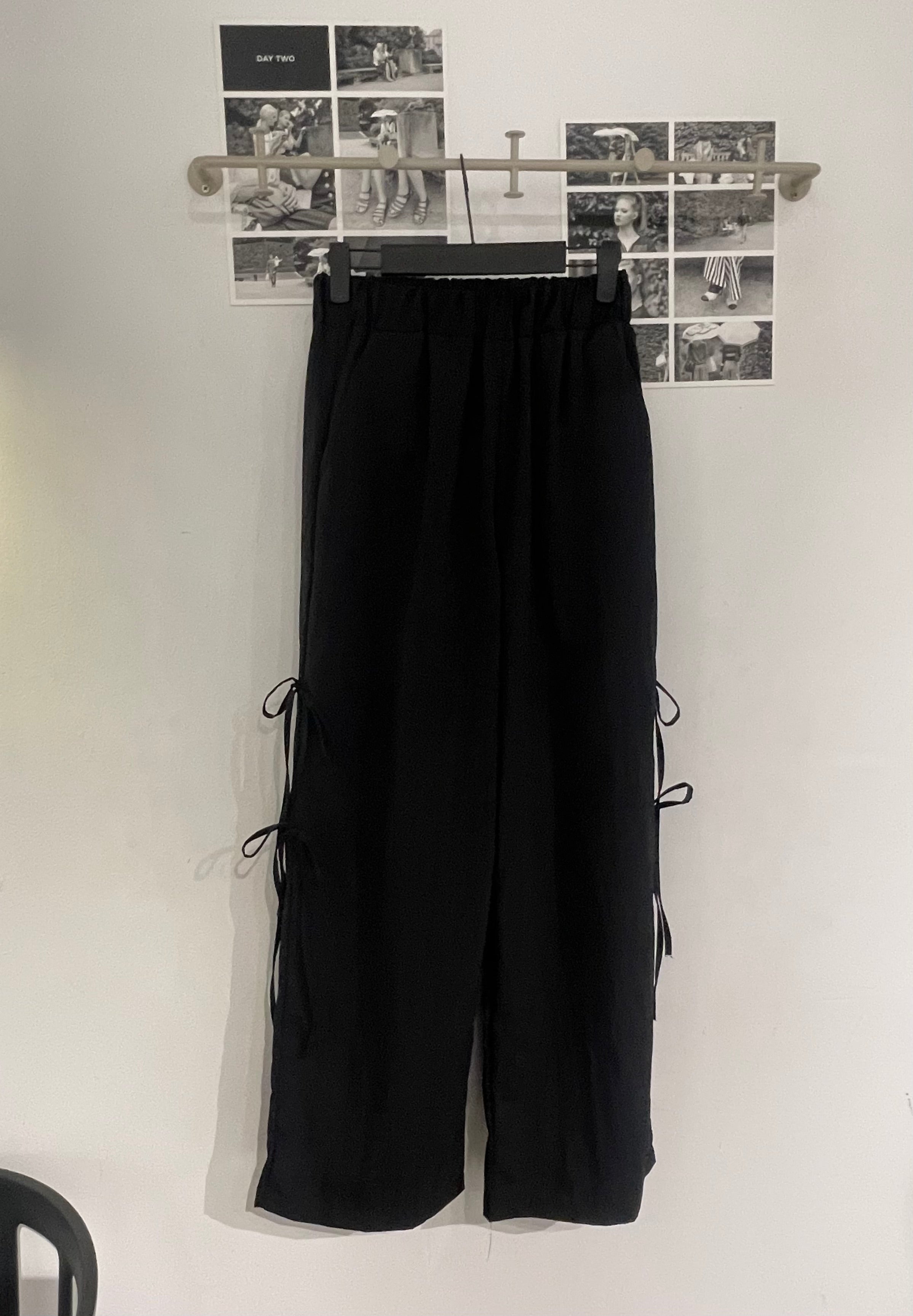 Studio Ribbon Nylon Pants