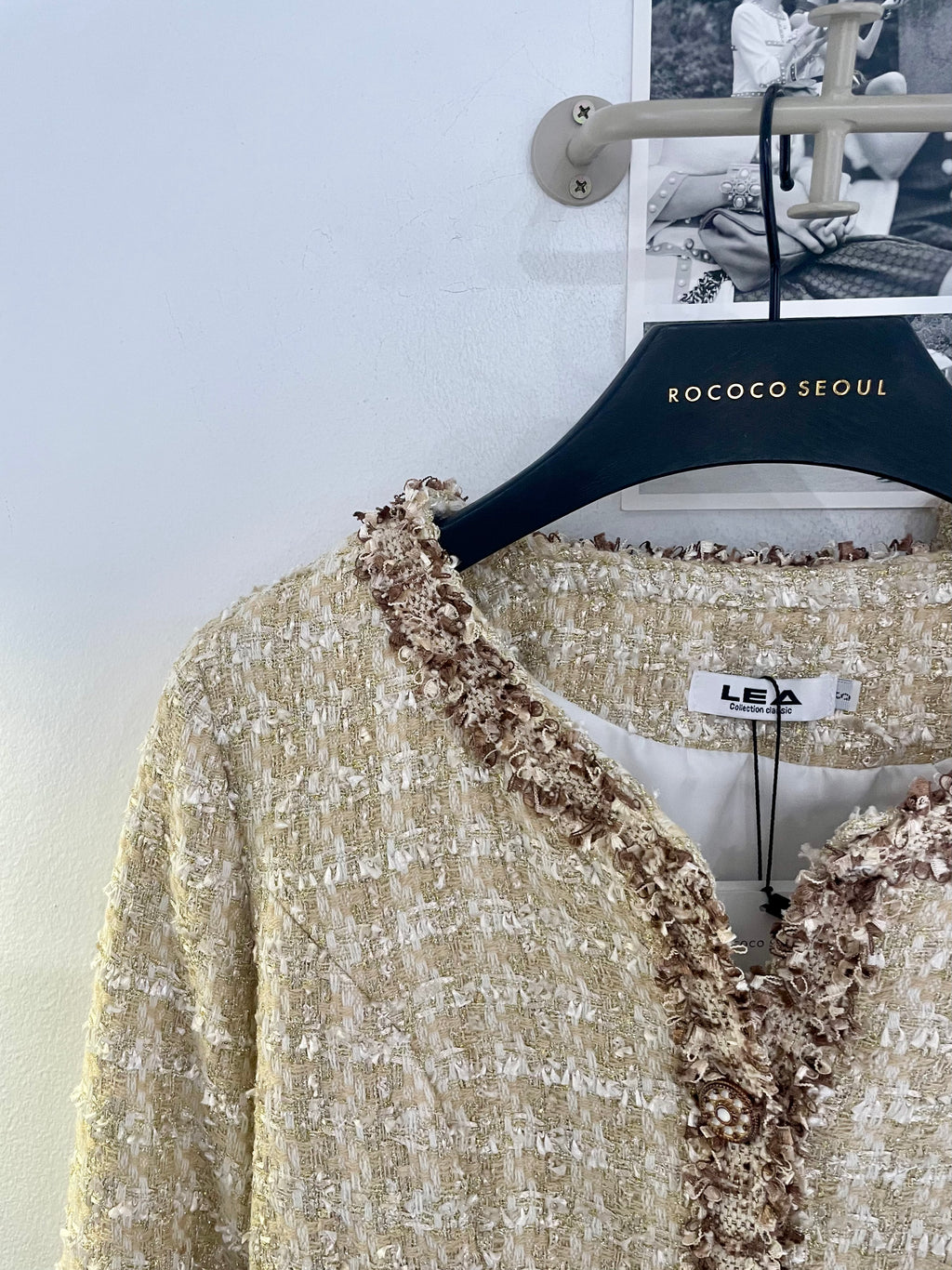 LEA Tweed Crop Jacket