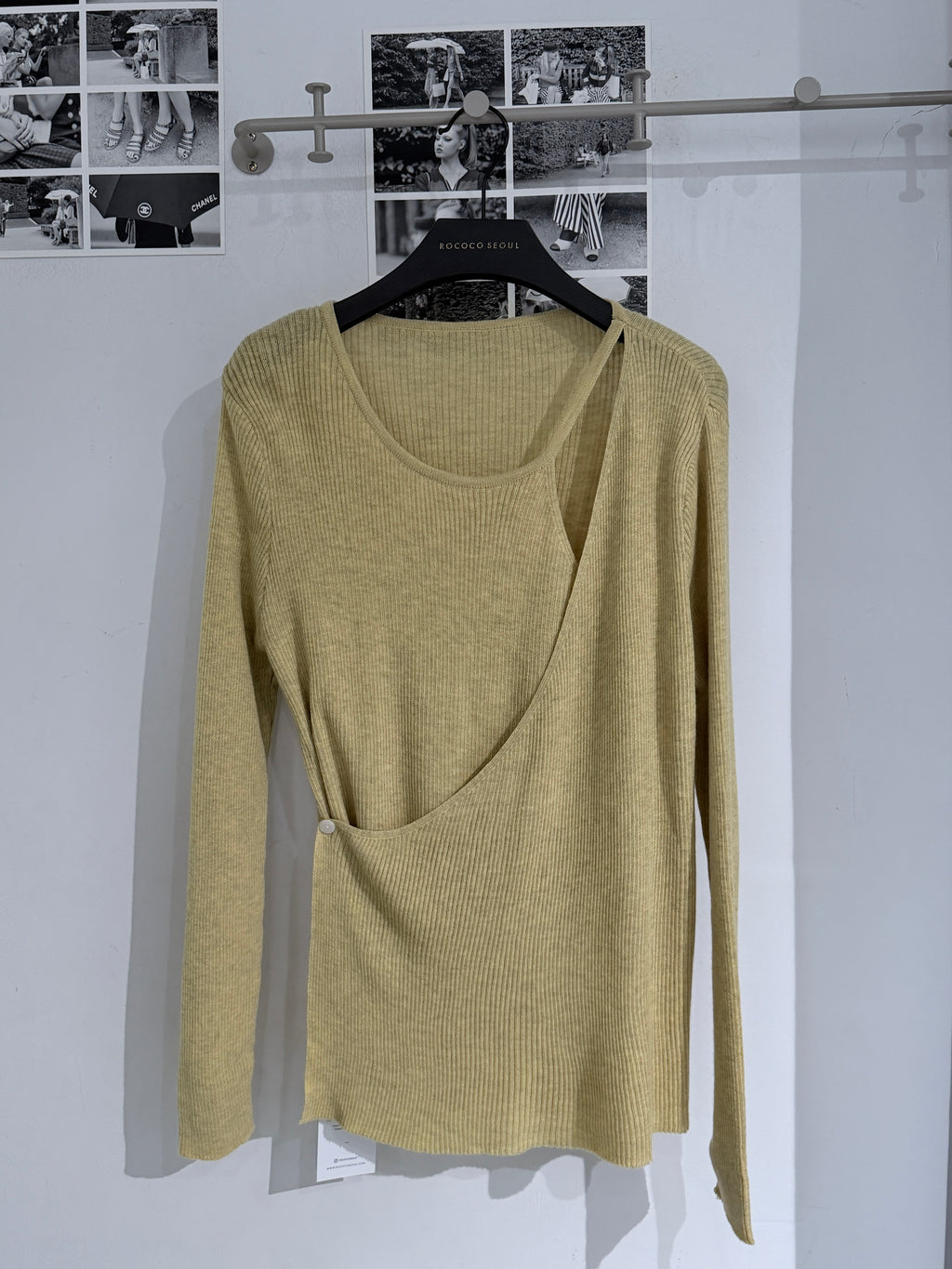 Carrot Olive Knit Top