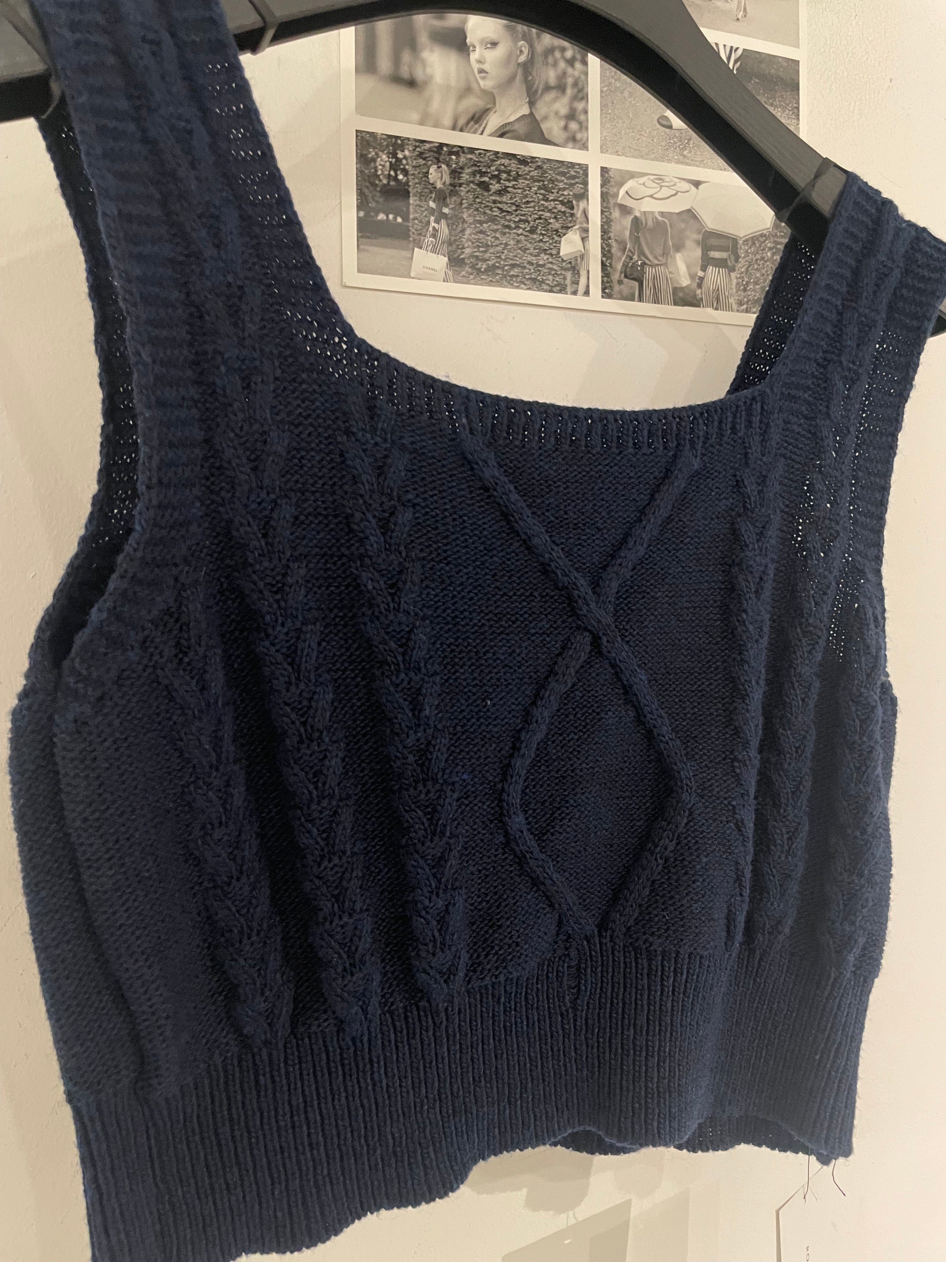 Coco Square Crop Vest