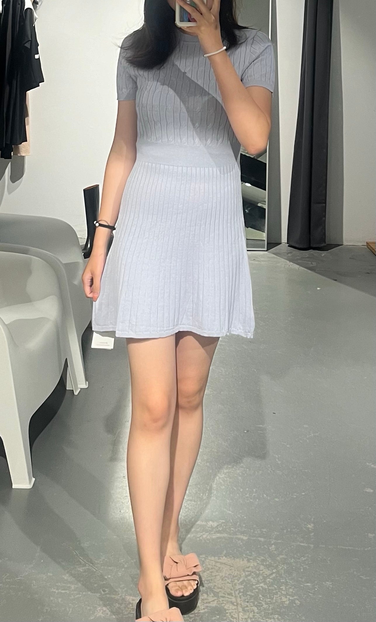 Dwear Cable Knit Dress