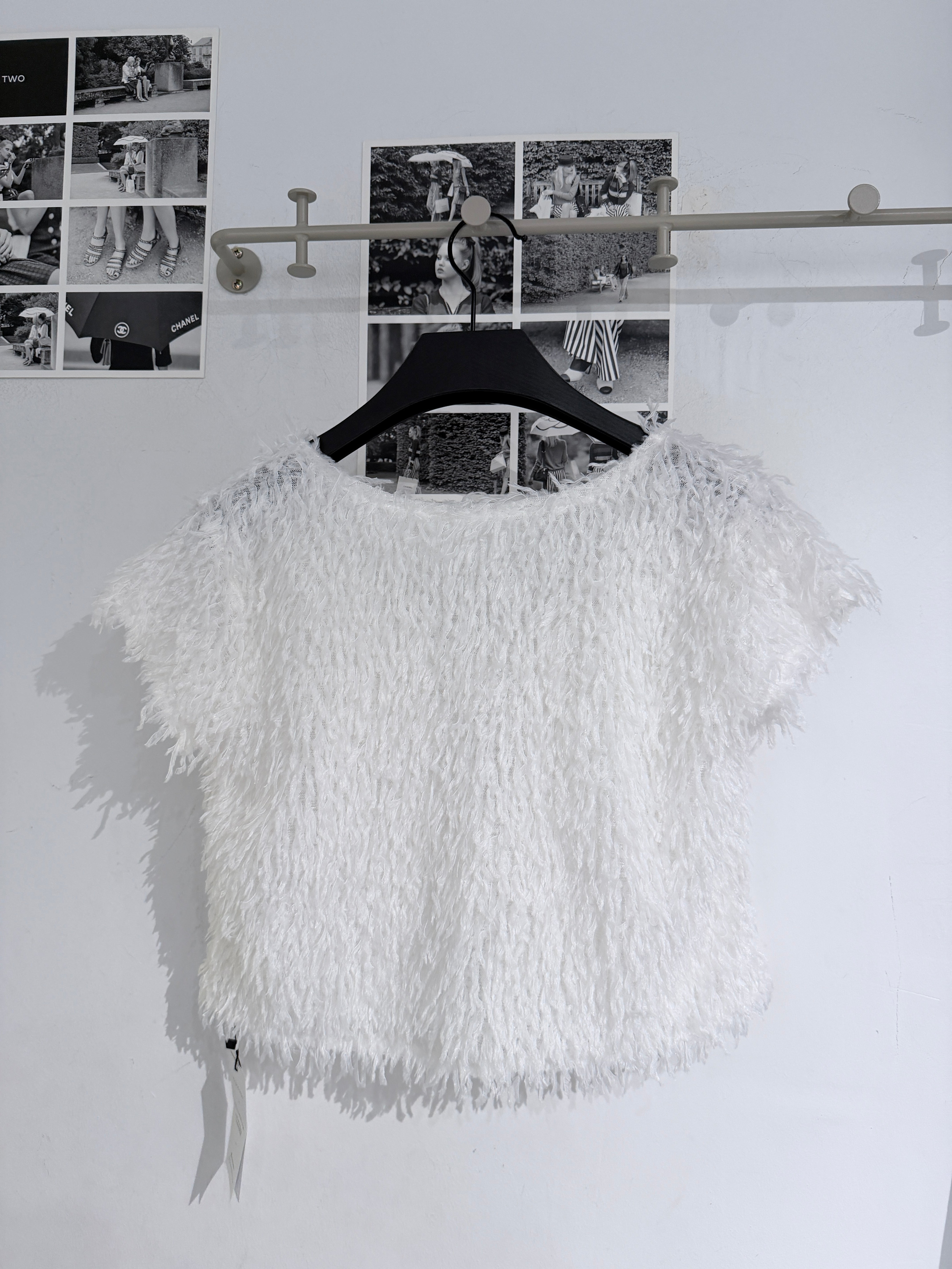 Covent Feather Vest Cardigan