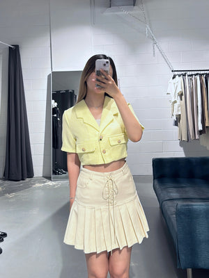 Pouch Candi Tweed Crop Jacket