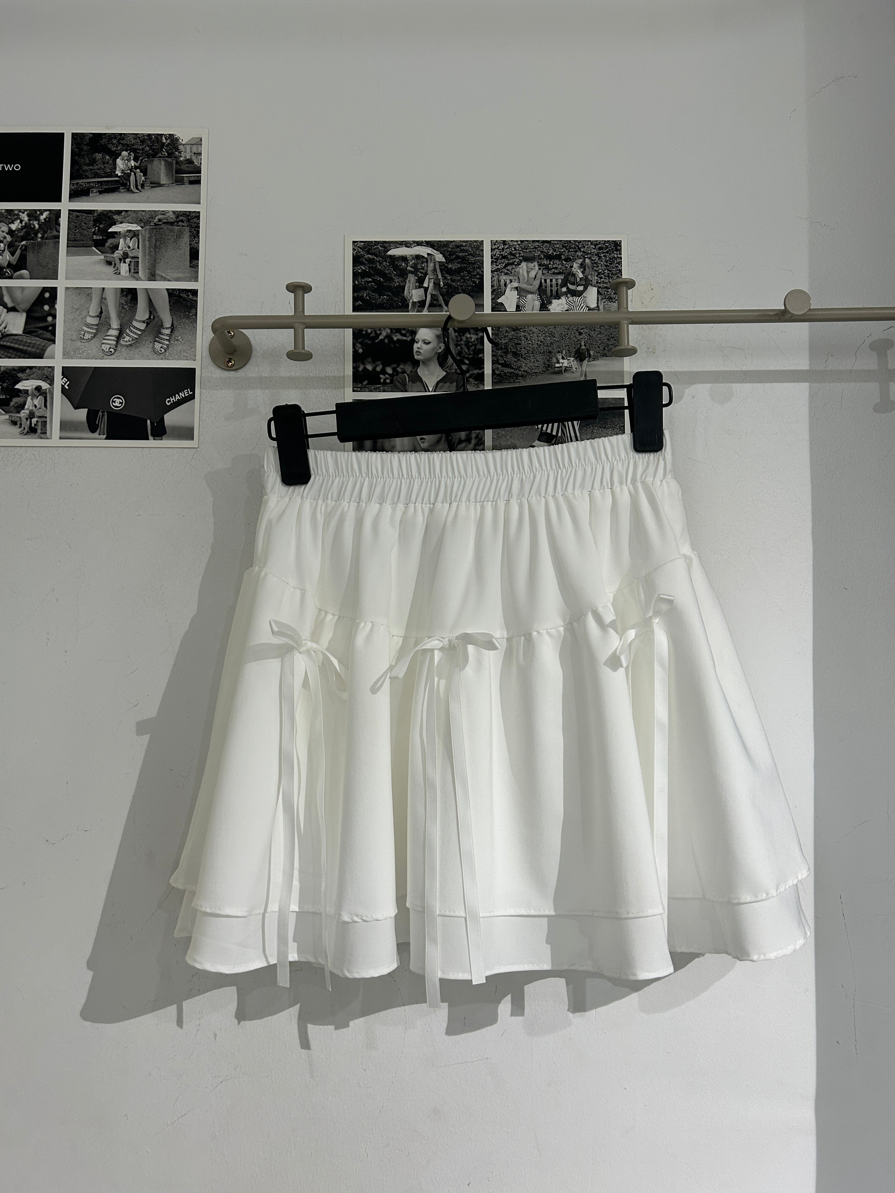 Carrot Layered Ribbon Skirt